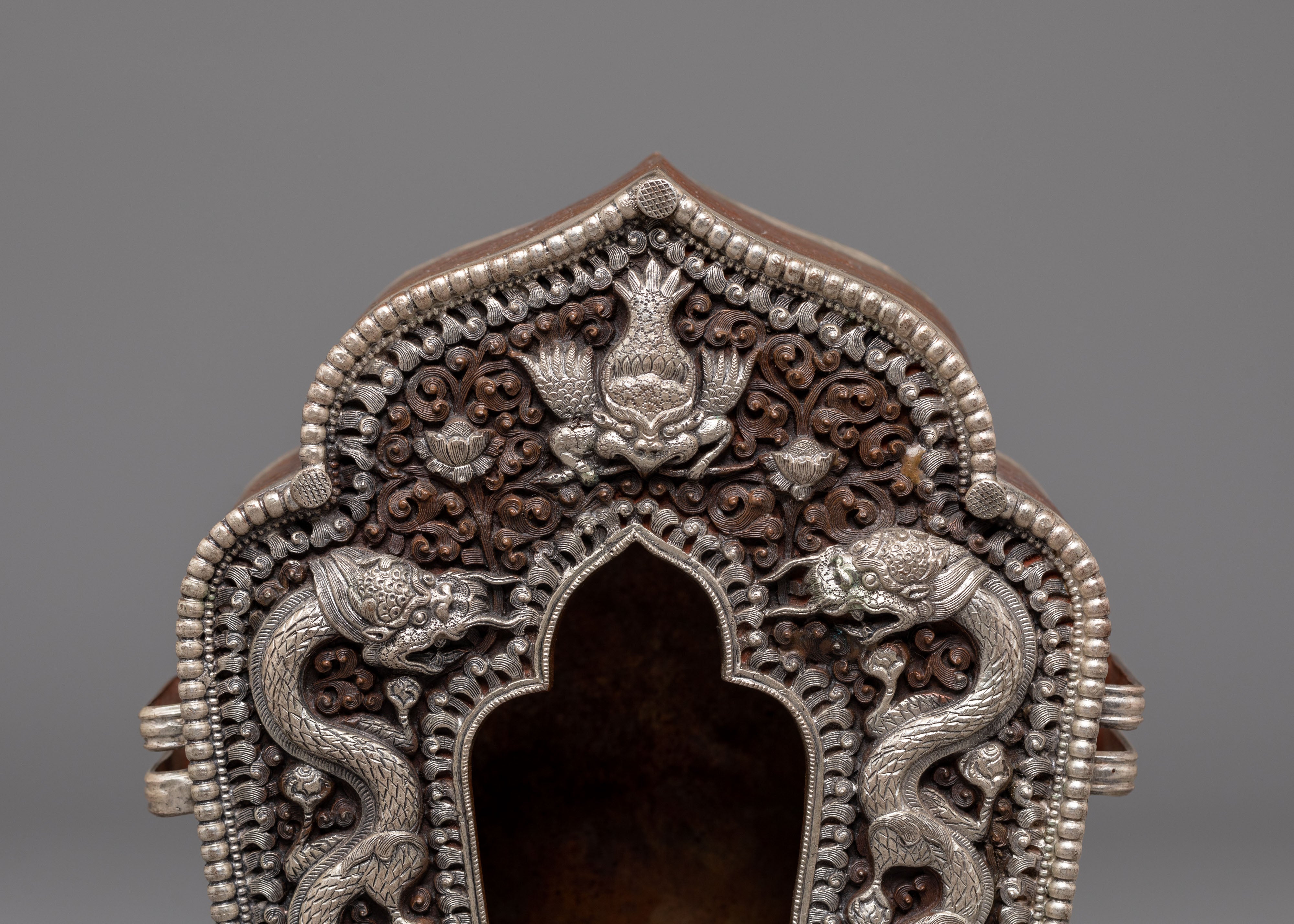 Oxidized Copper Ghau Box | Perfect for Ritual Use and Sacred Storage