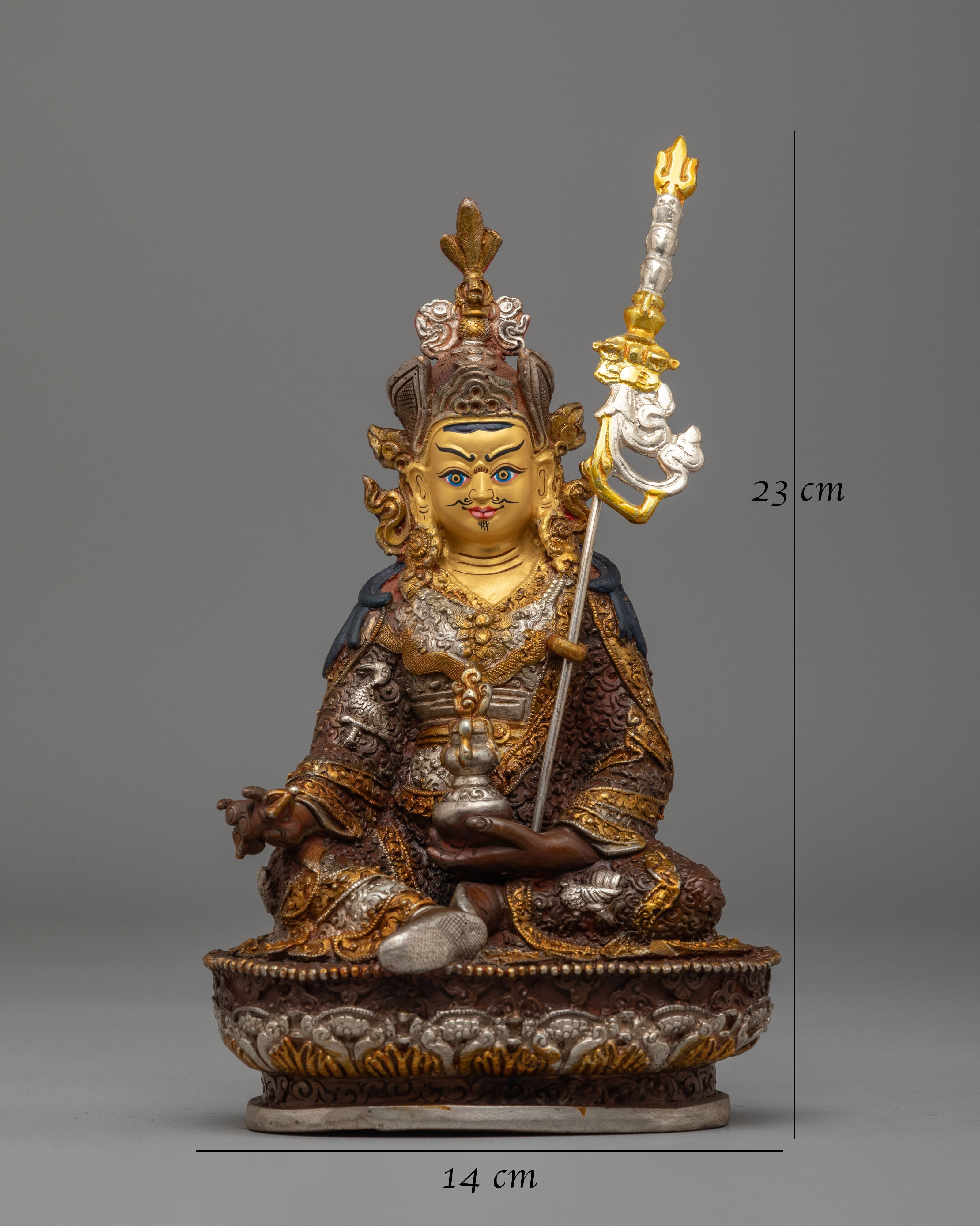 Spiritual Tibetan Guru Rinpoche Statue | Enlightened Master