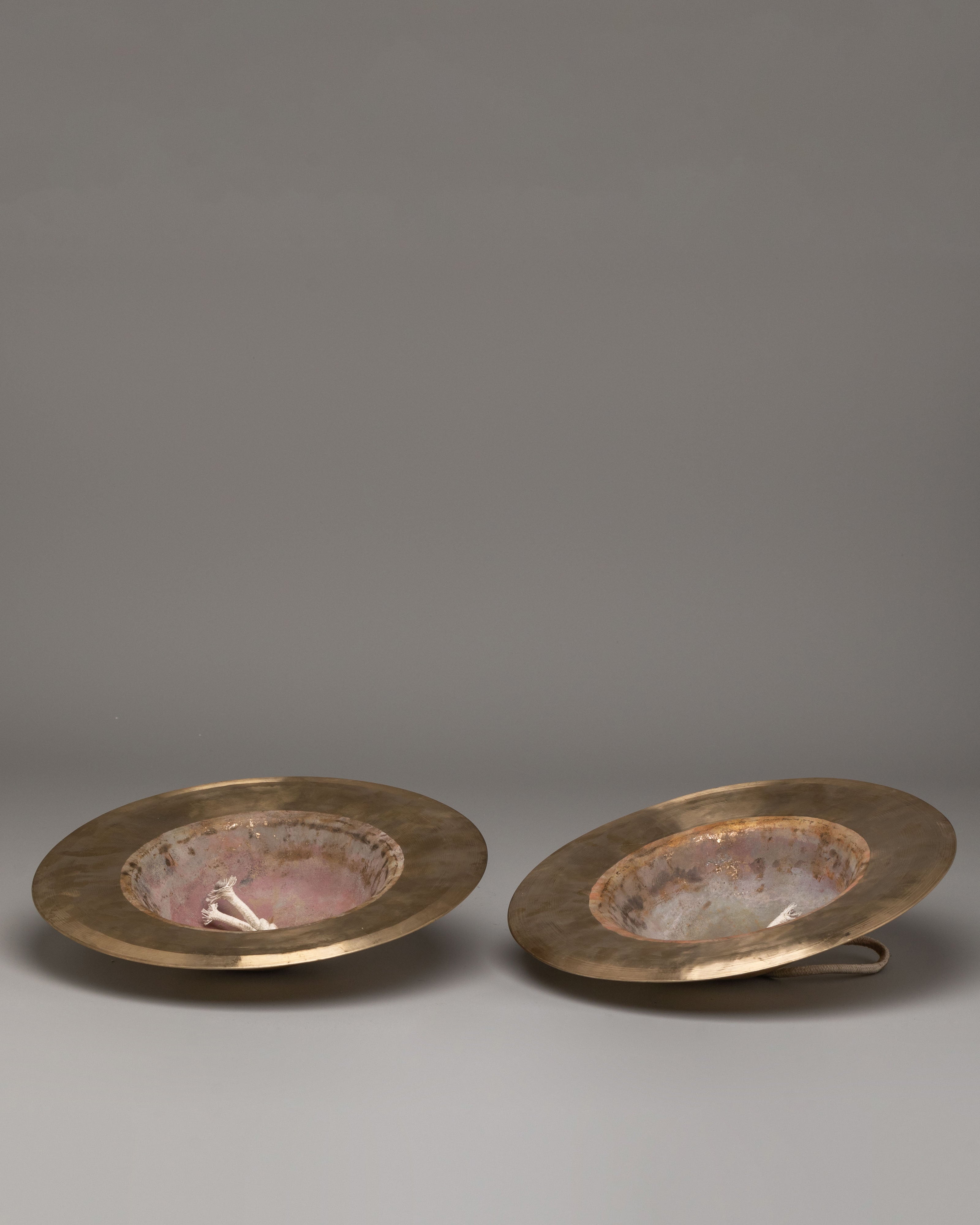 Handmade Ritual Jhyamta | Traditional Panchadhatu Cymbals