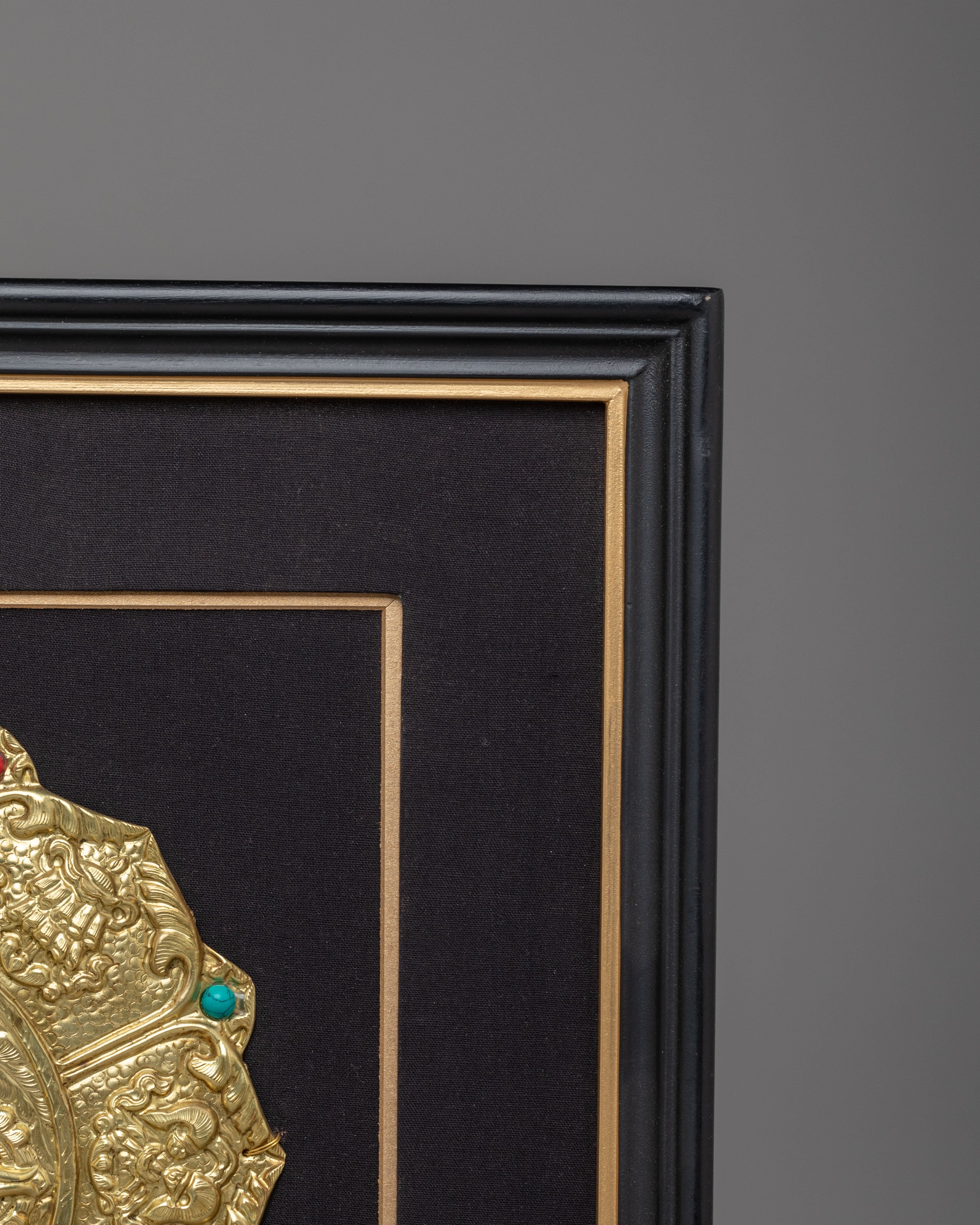 Sacred Buddhist Mandala Wall Hanging | Brass Altar Wall Decor