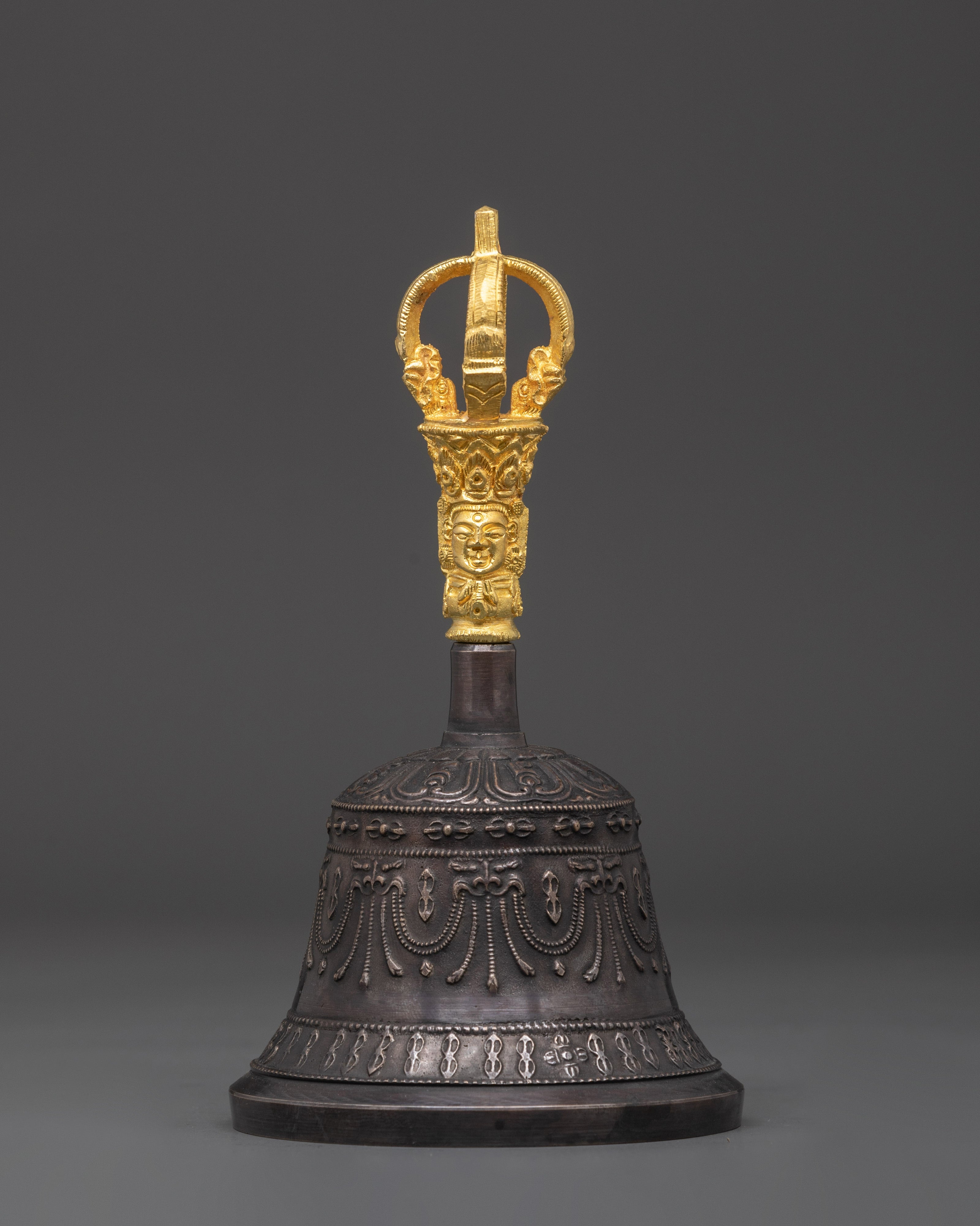 Sacred Meditation Bell and Vajra Set | Traditional Buddhist Ritual Instrument