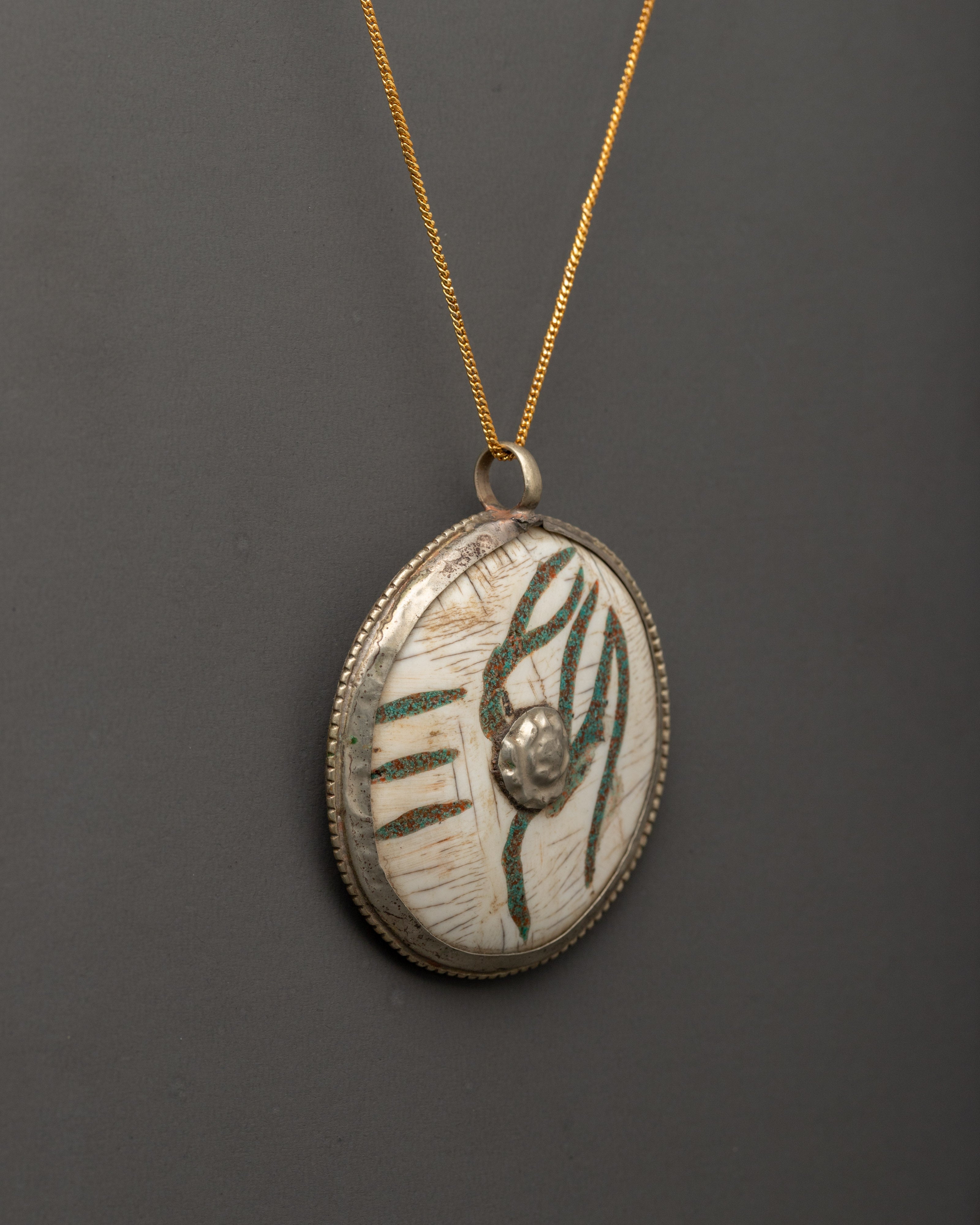 Locket with Silver Plating | Spiritual and Decorative Locket