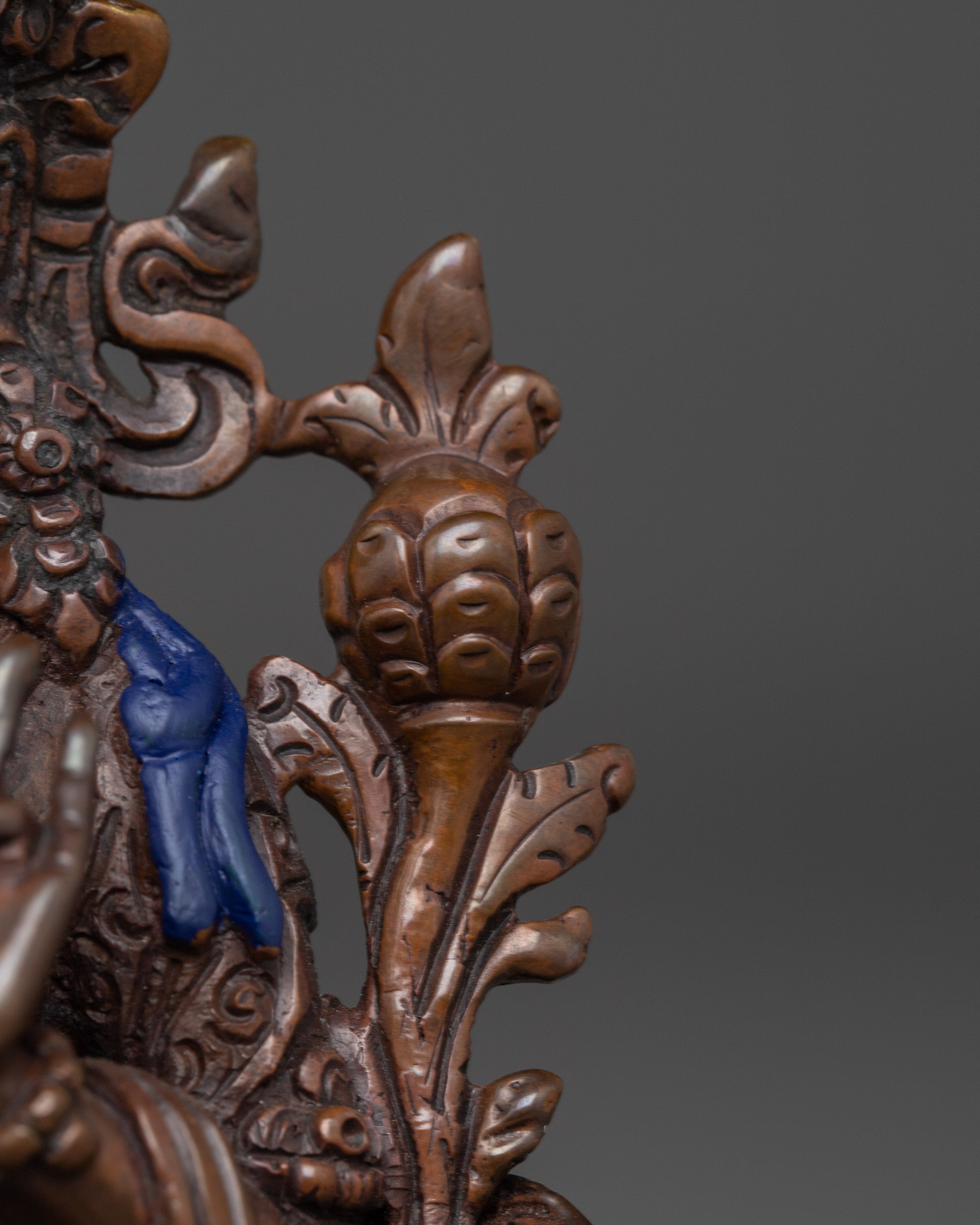 Oxidized Copper Statue of Green Tara | Shyama Tara - Mother of Liberation