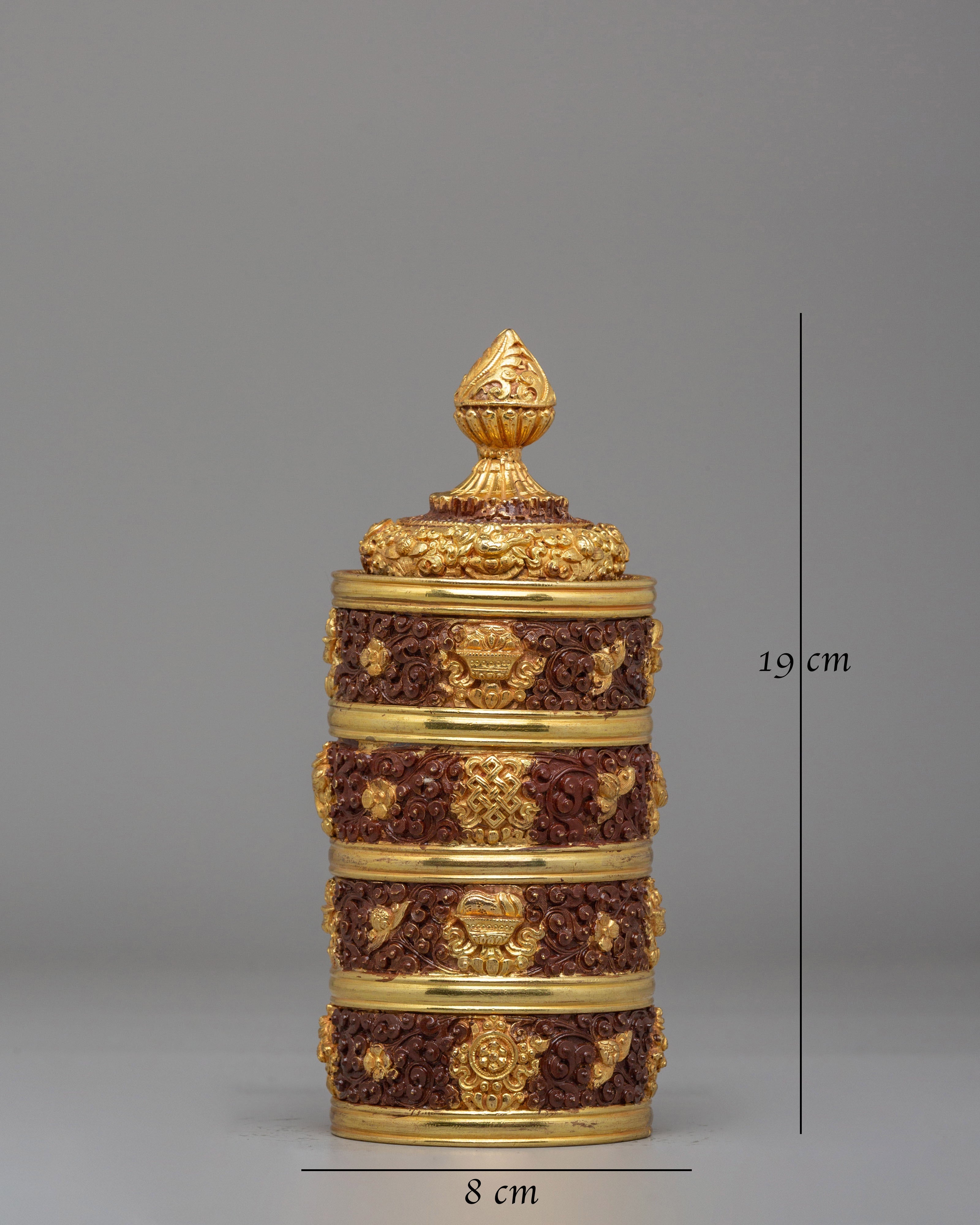 Rice Pot For Buddhist Ritual Offerings | Sacred Ceremonial Offering Vessel