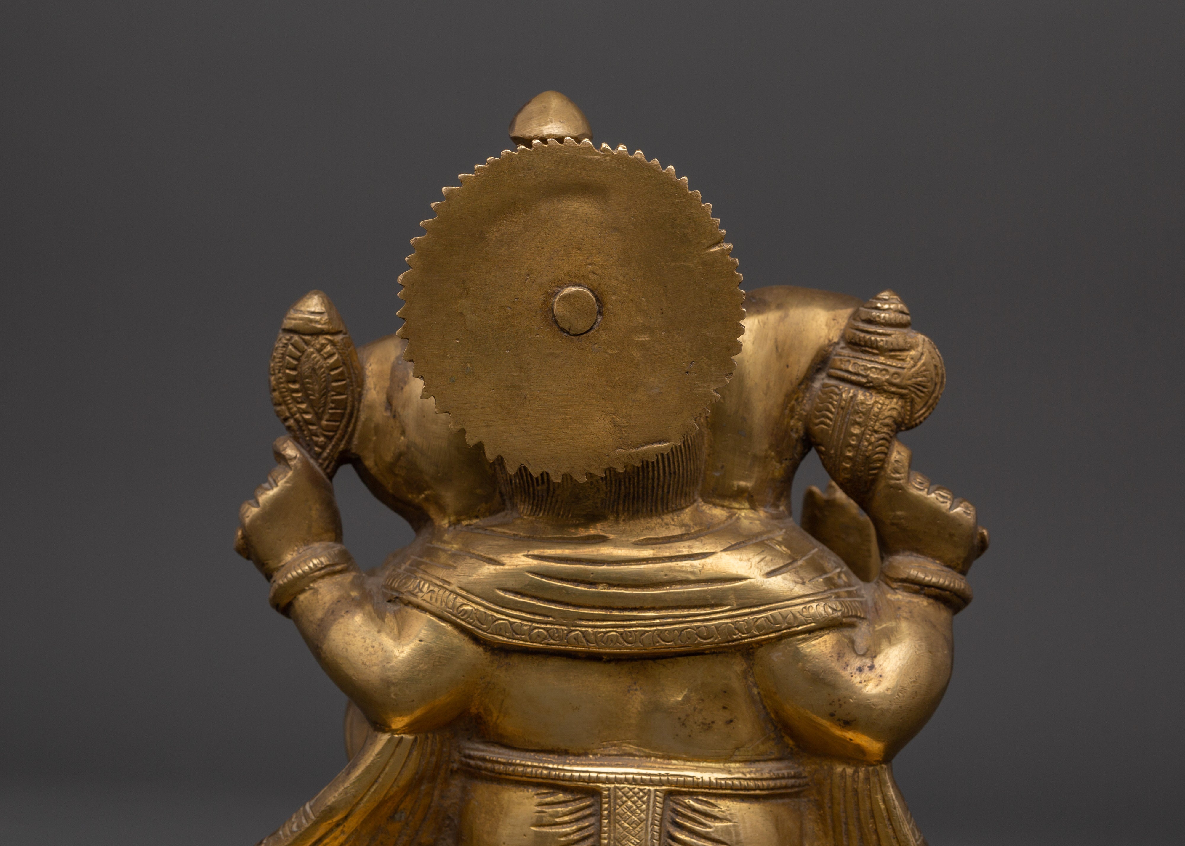 Sacred Ganesha Sculpture | Hindu Deity of Wisdom & Prosperity