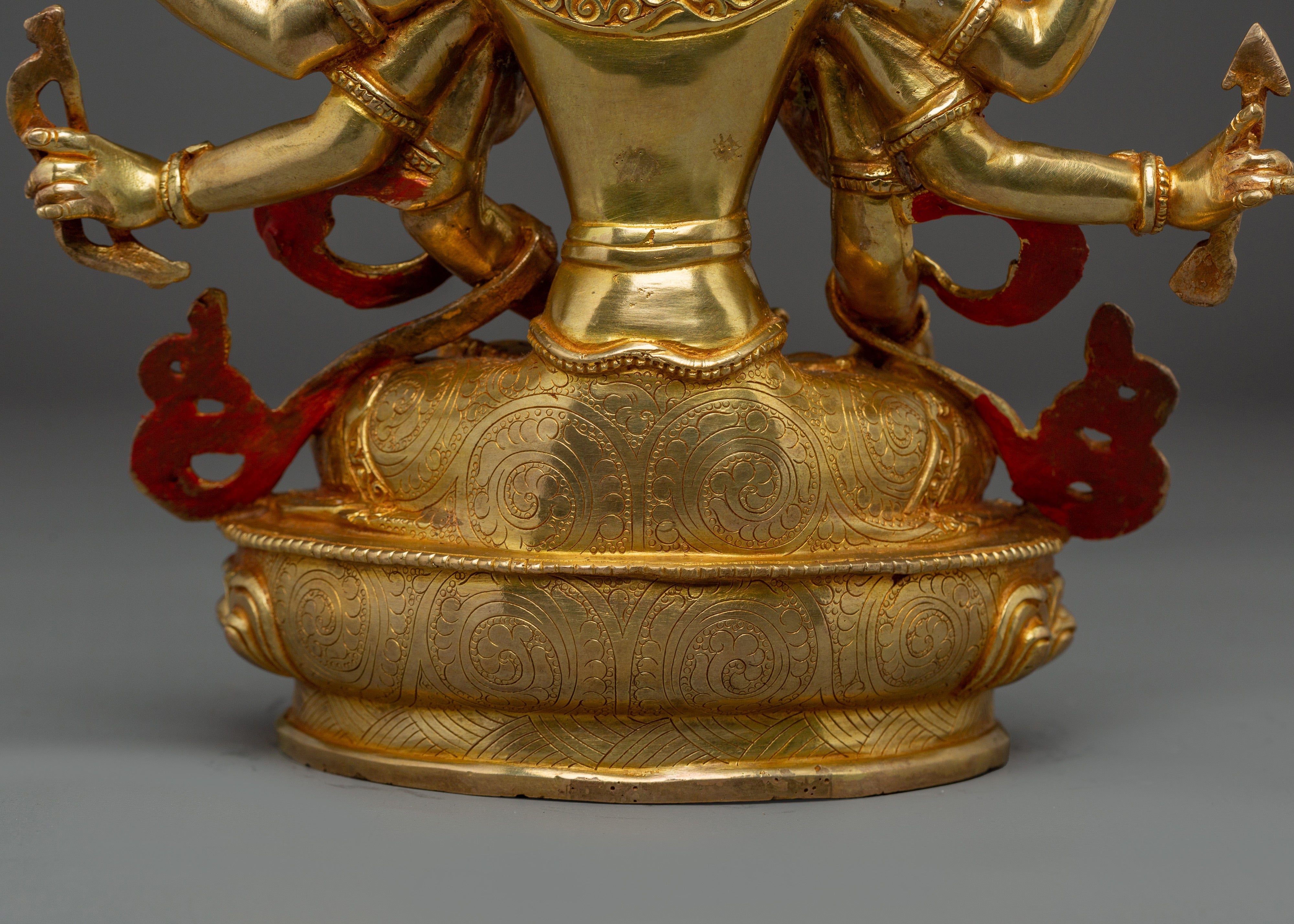 Handmade Namgyalma Copper and Gold Gilded Statue | Spiritual Altar and Meditation