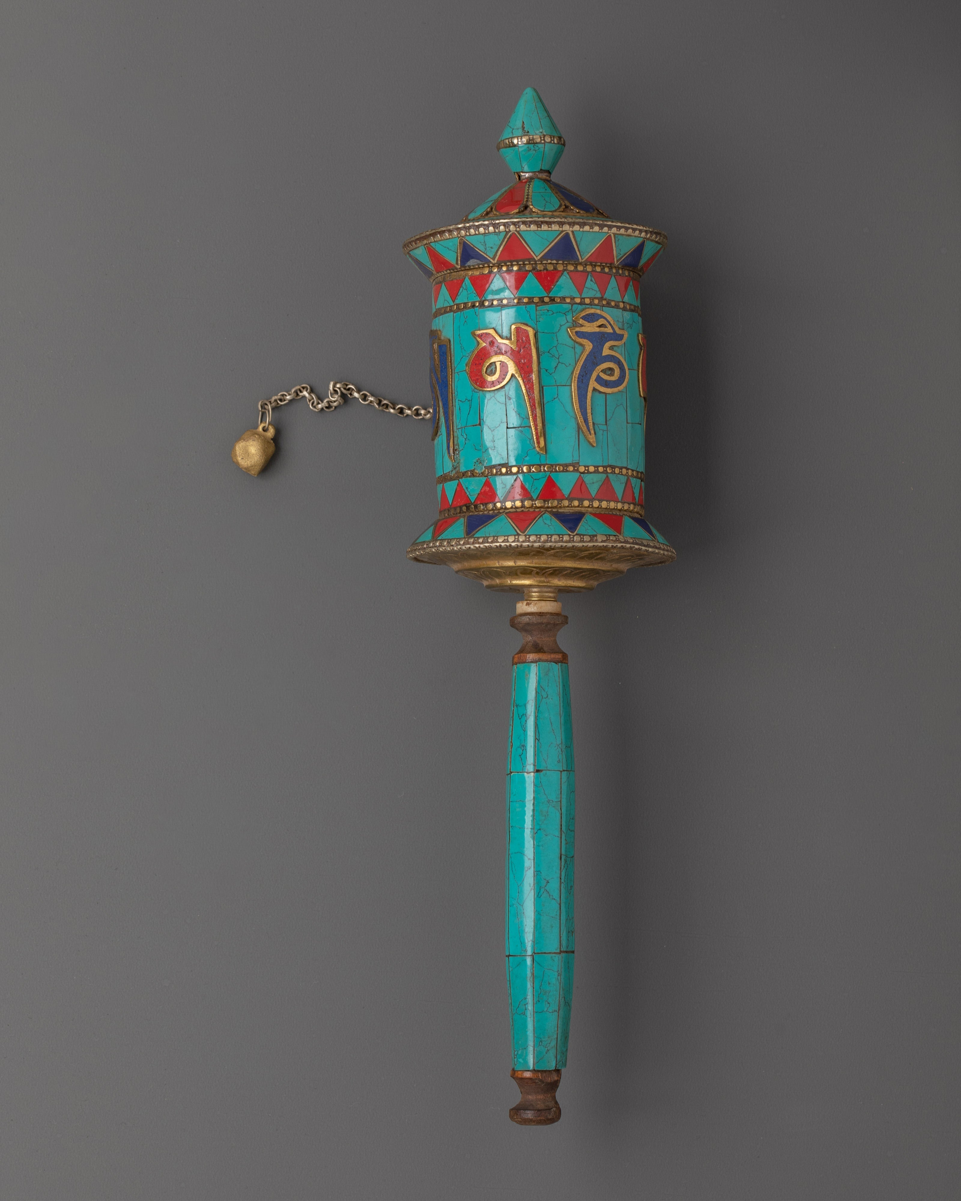 Handcrafted Tibetan Handheld Prayer Wheel 