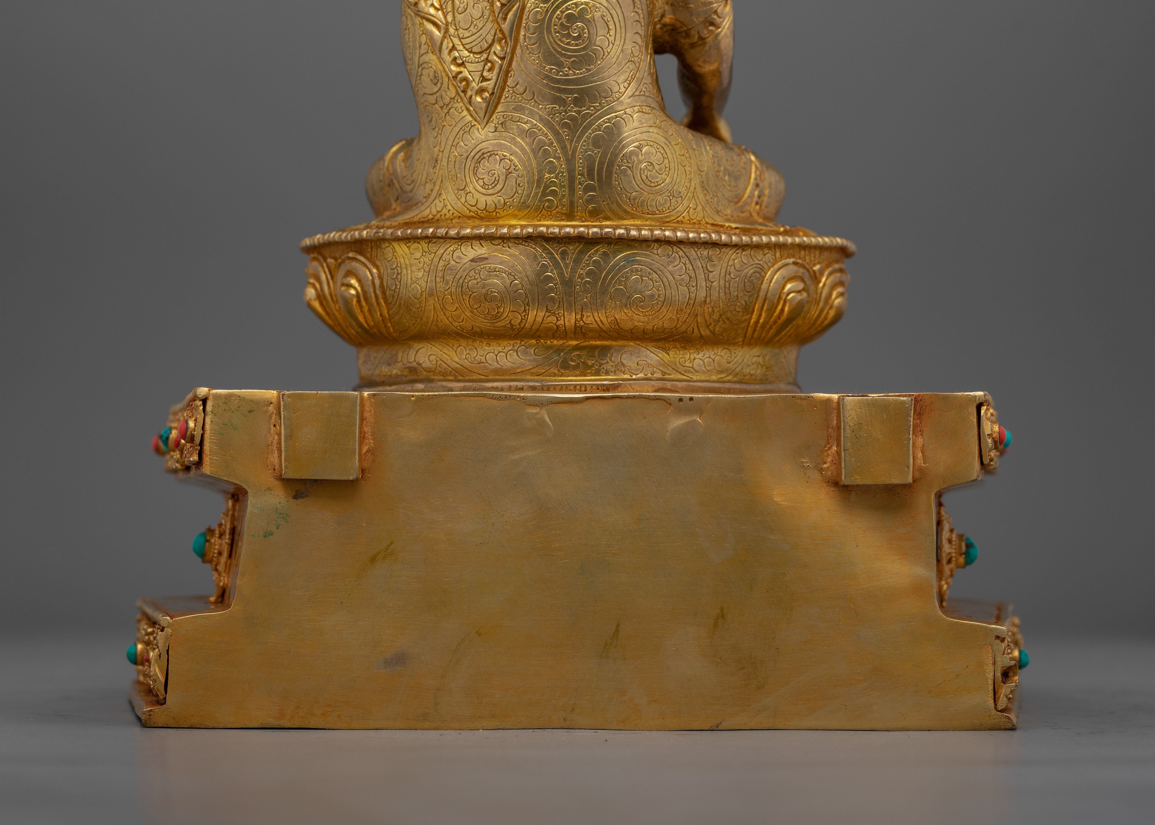 Dharma Teacher Shakyamuni Buddha Altar Statue | Handcrafted Spiritual Icon