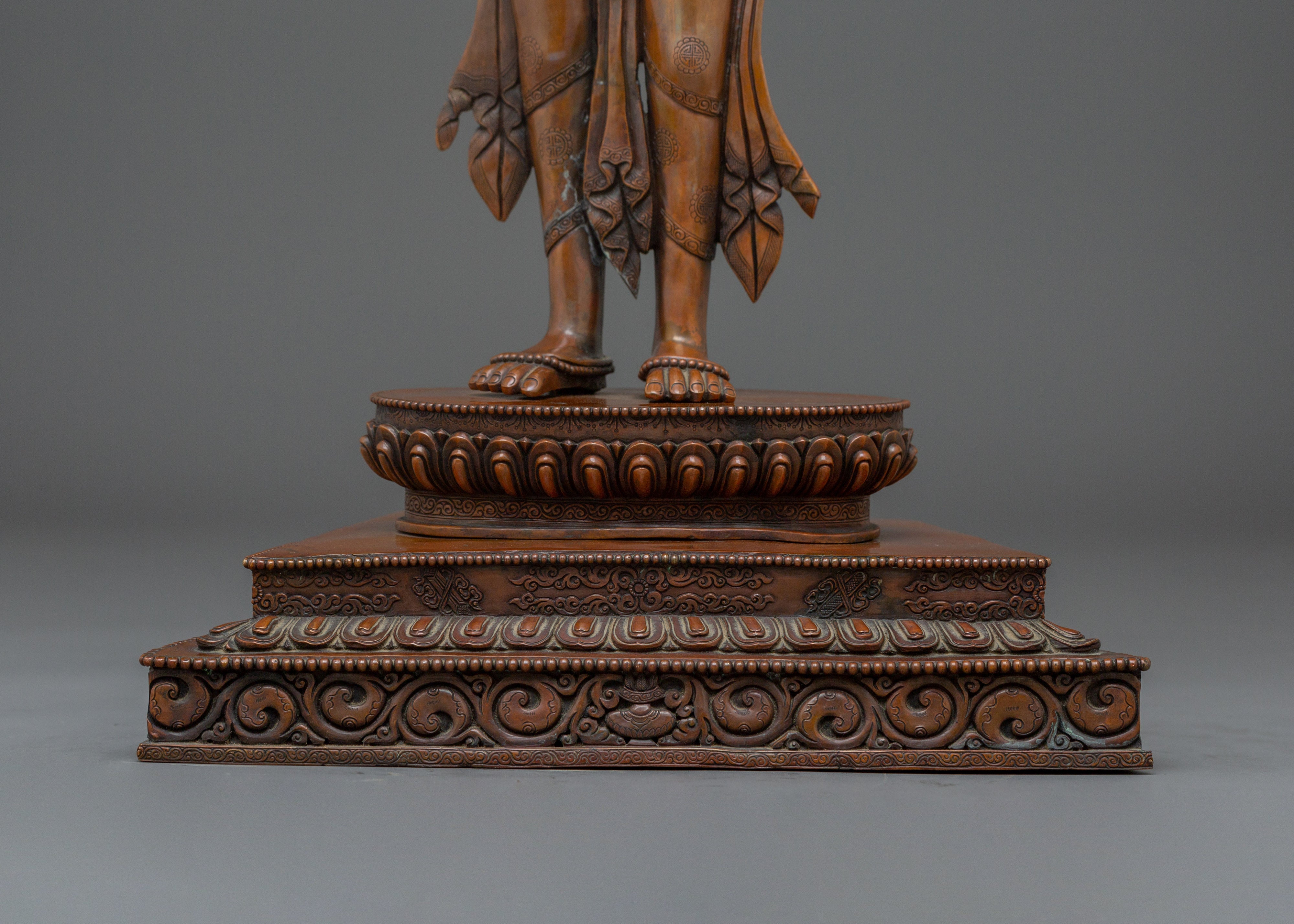 Sacred Mother of Liberation Standing Green Tara Statue | Mother of All Buddhas