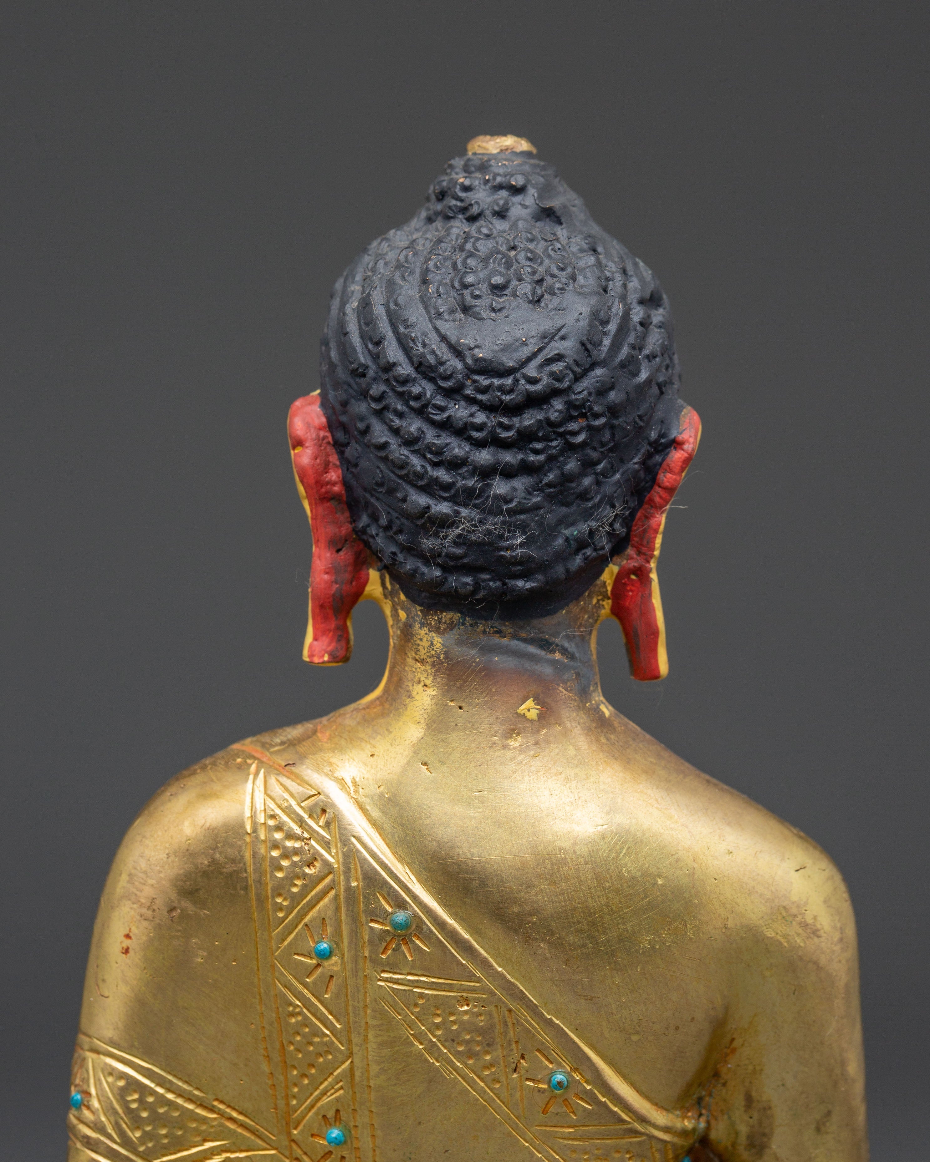 Buddhist Spiritual Amoghasiddhi Sculpture | Tibetan Deity of Fearlessness