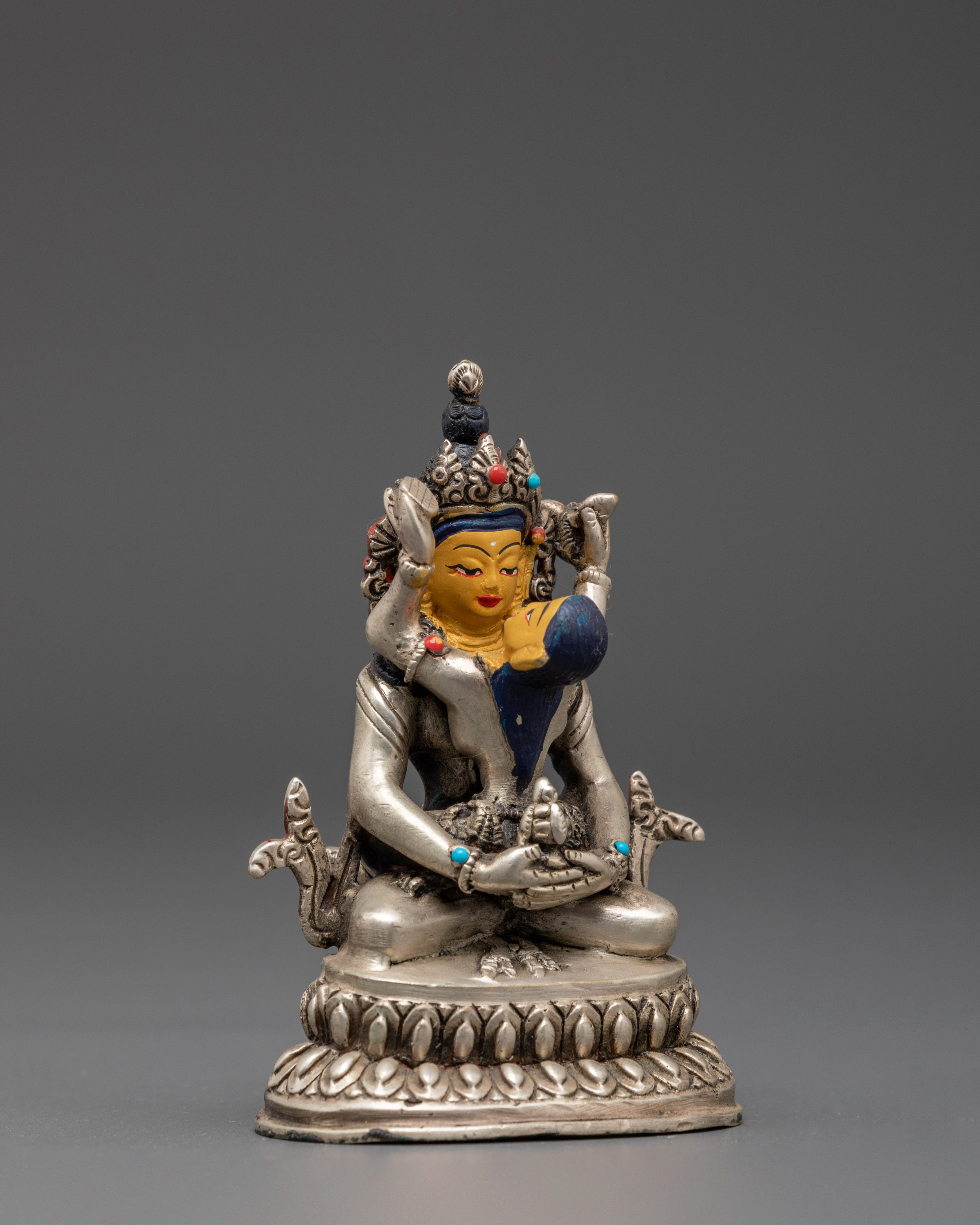 Handmade Amitayus with Consort Statue | Buddhist Tantric Deity