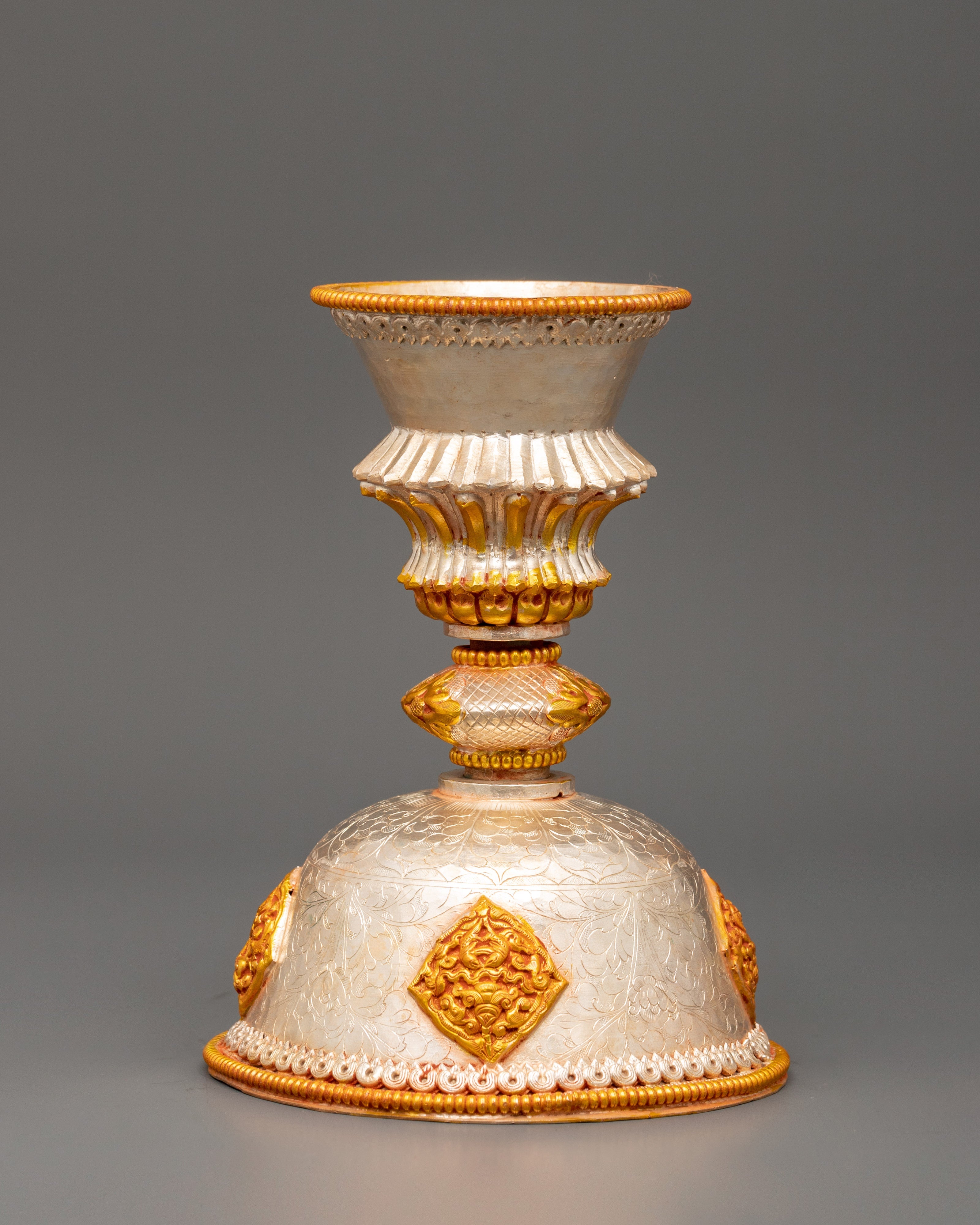 Copper Butter Lamp for Shrine | Traditional Artwork