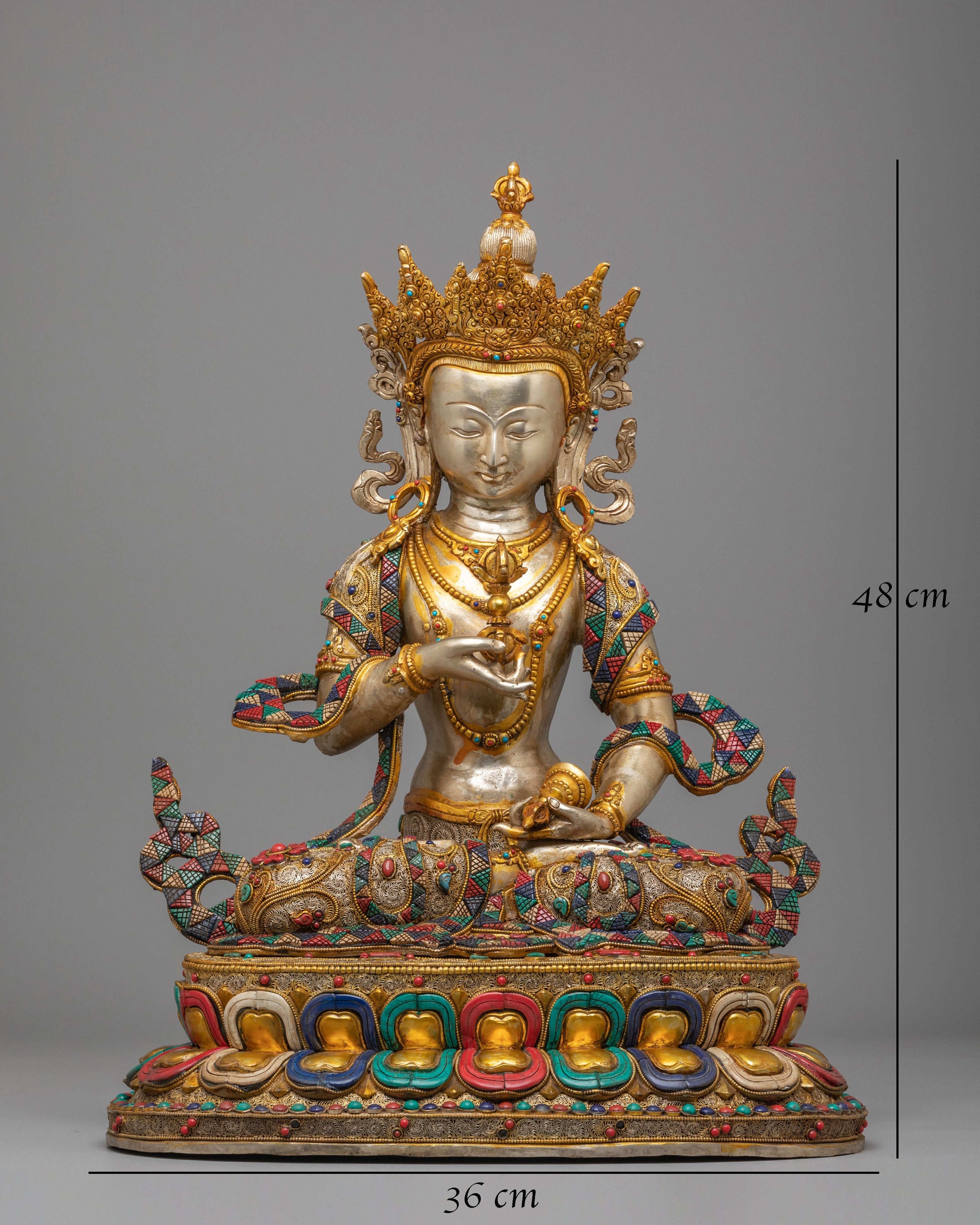 Vajrasattva Buddhist Sculpture | Tibetan Purification Deity