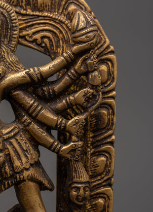 The Mahakali brass statue | Home Shrine Art