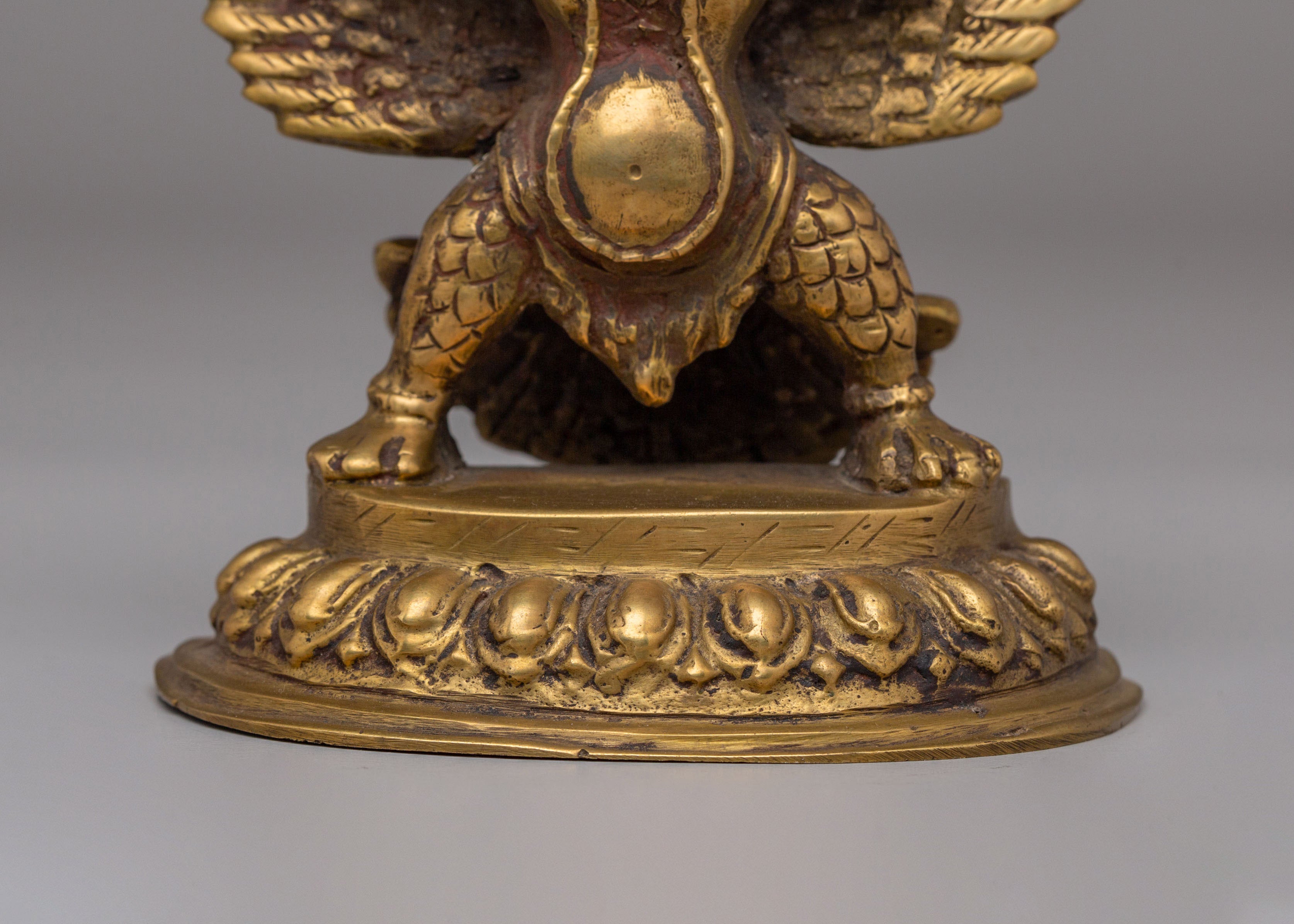 Himalayan Garuda Statue for Shrine | Handcrafted Spiritual Decor