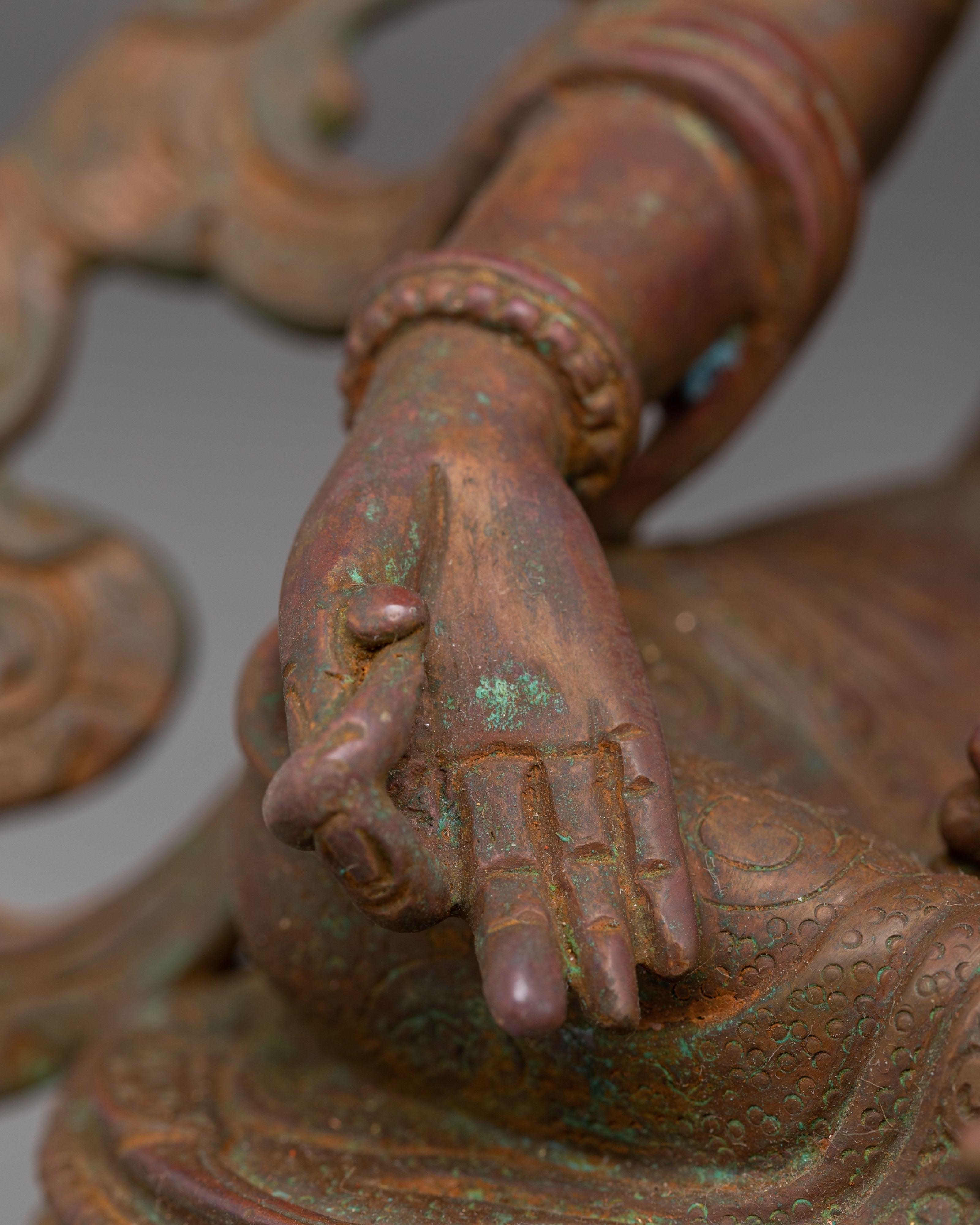 Divine Bodhisattva Green Tara Handmade Statue | Artwork for Meditation