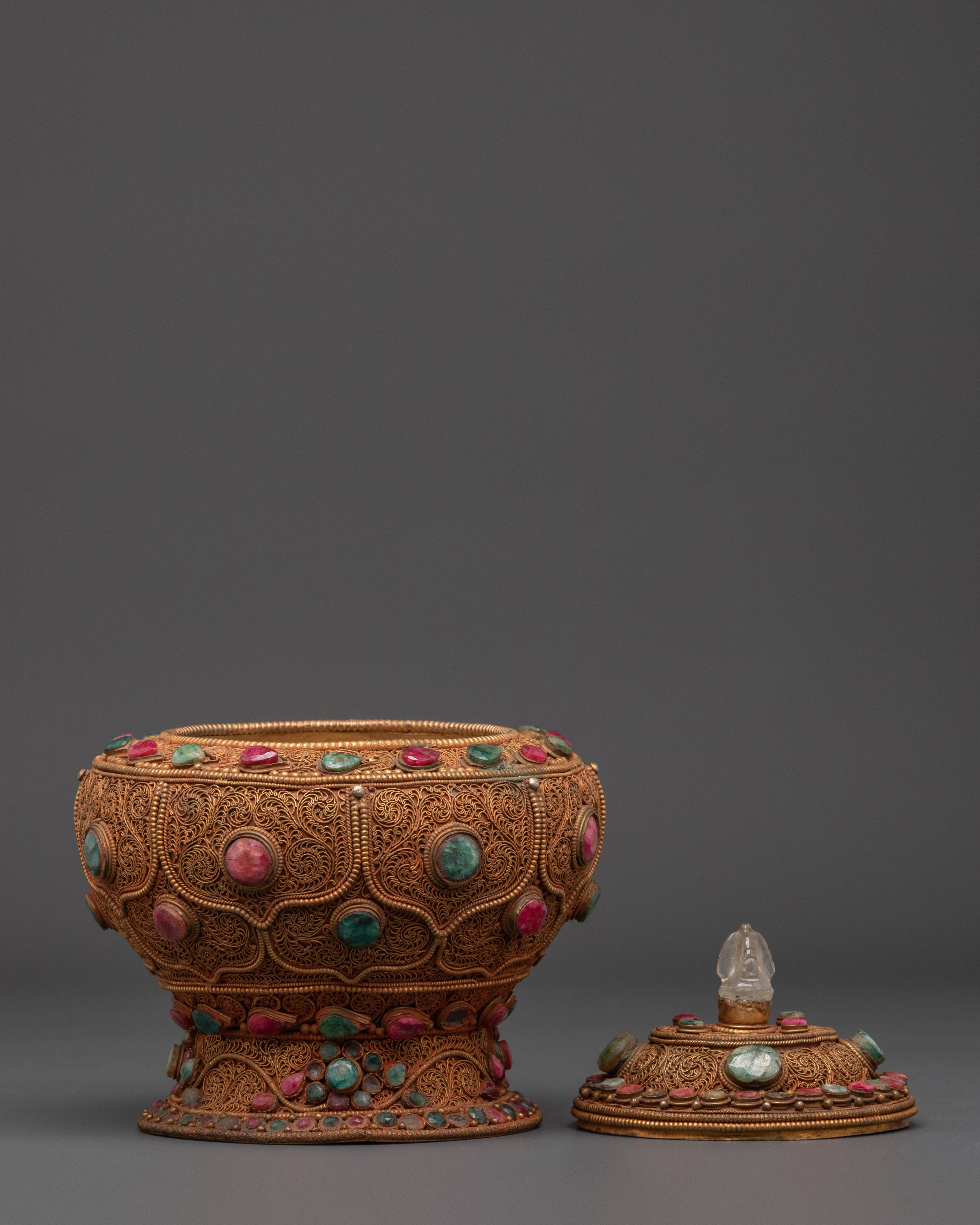 Rice Pot for Altar | Tibetan Meditation Decor