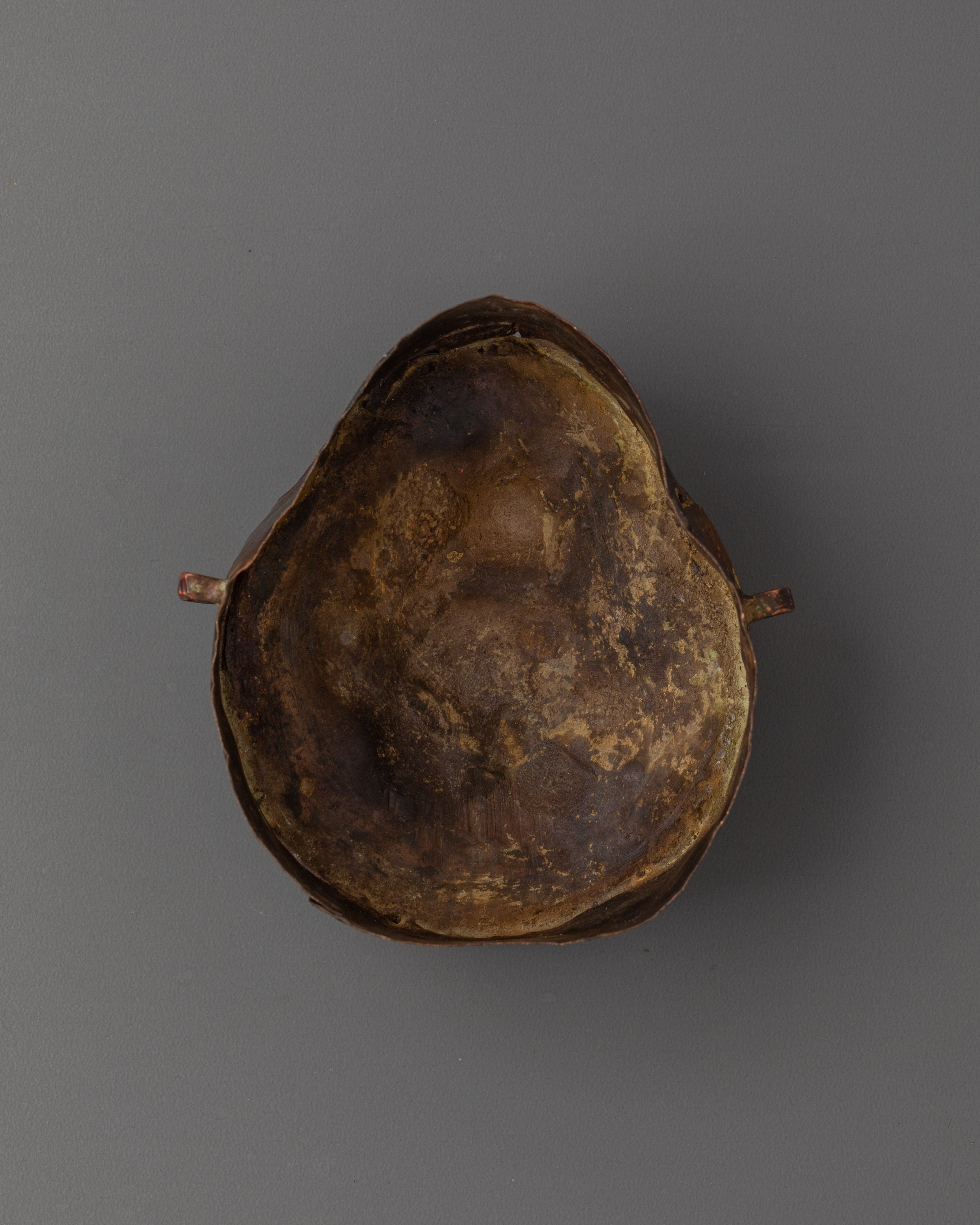 Tibetan Copper Ghau Amulet | Buddhist Gau Box with Goddess Relief