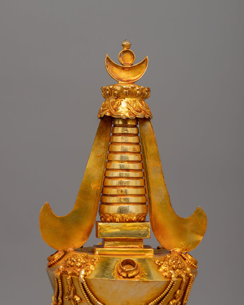 Tibetan Lotus Blossom Stupa | A Symbol of Enlightenment