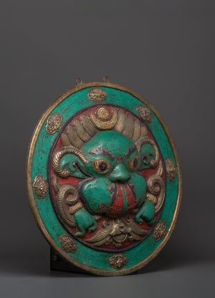 Tibetan wall hanging with turquoise | Sacred Space & Decor