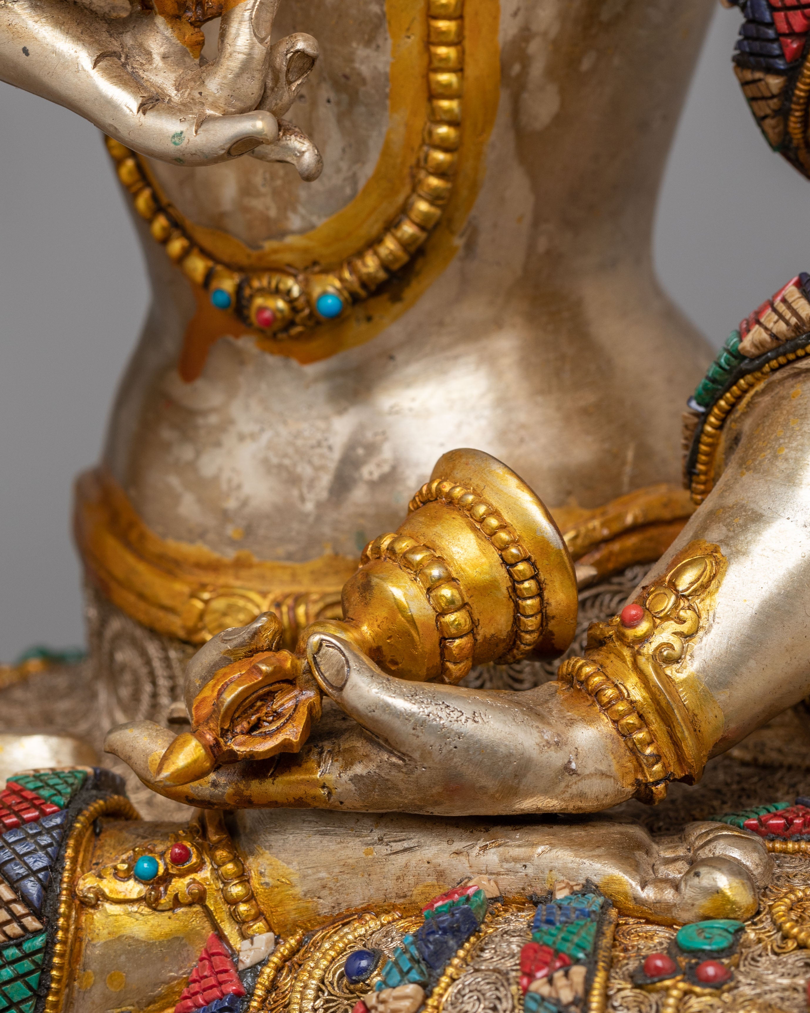 Vajrasattva Buddhist Sculpture | Tibetan Purification Deity