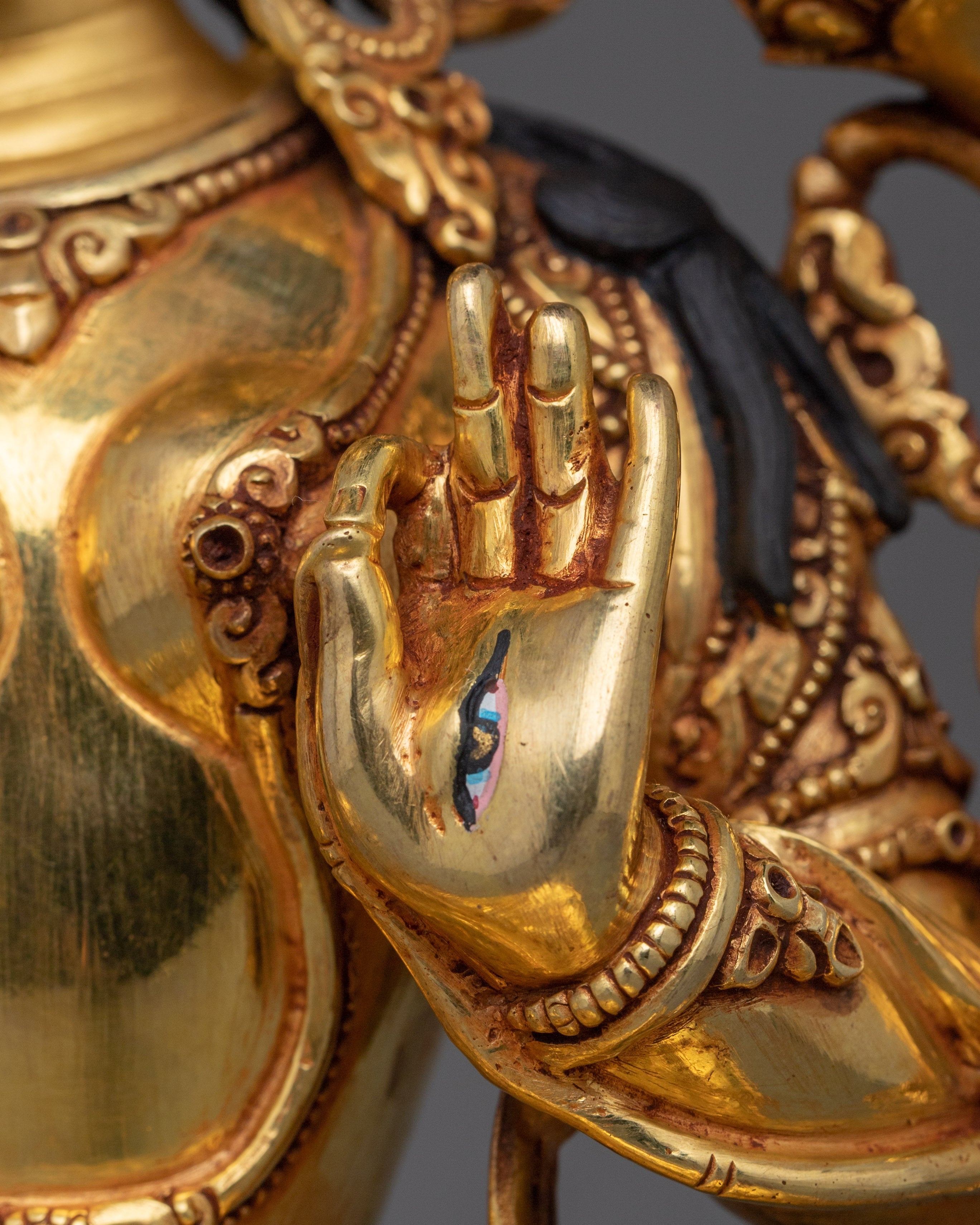 Golden Statue of White Tara | Sita Tara - Compassionate and Healing Deity