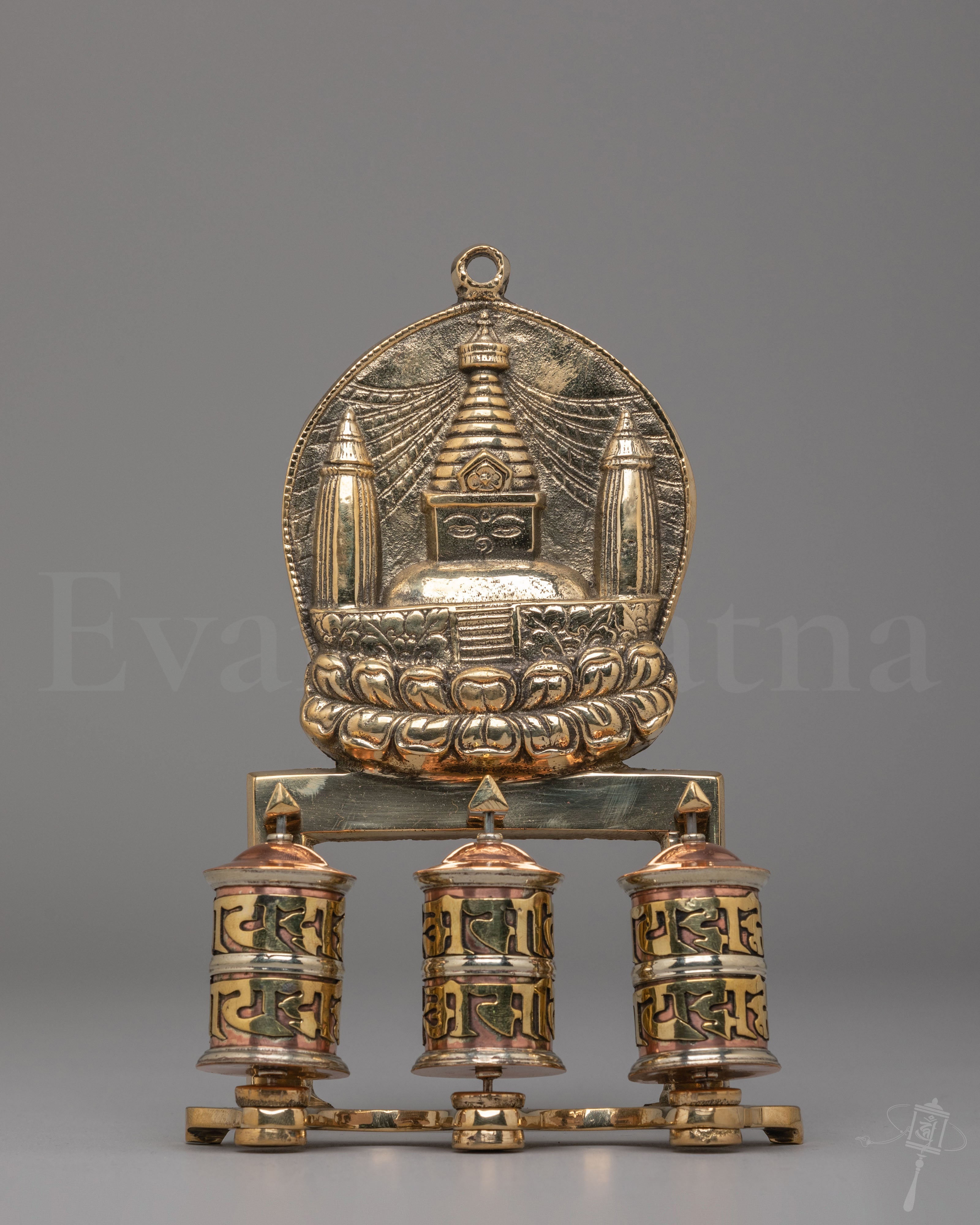 Handmade Stupa Prayer Wheel