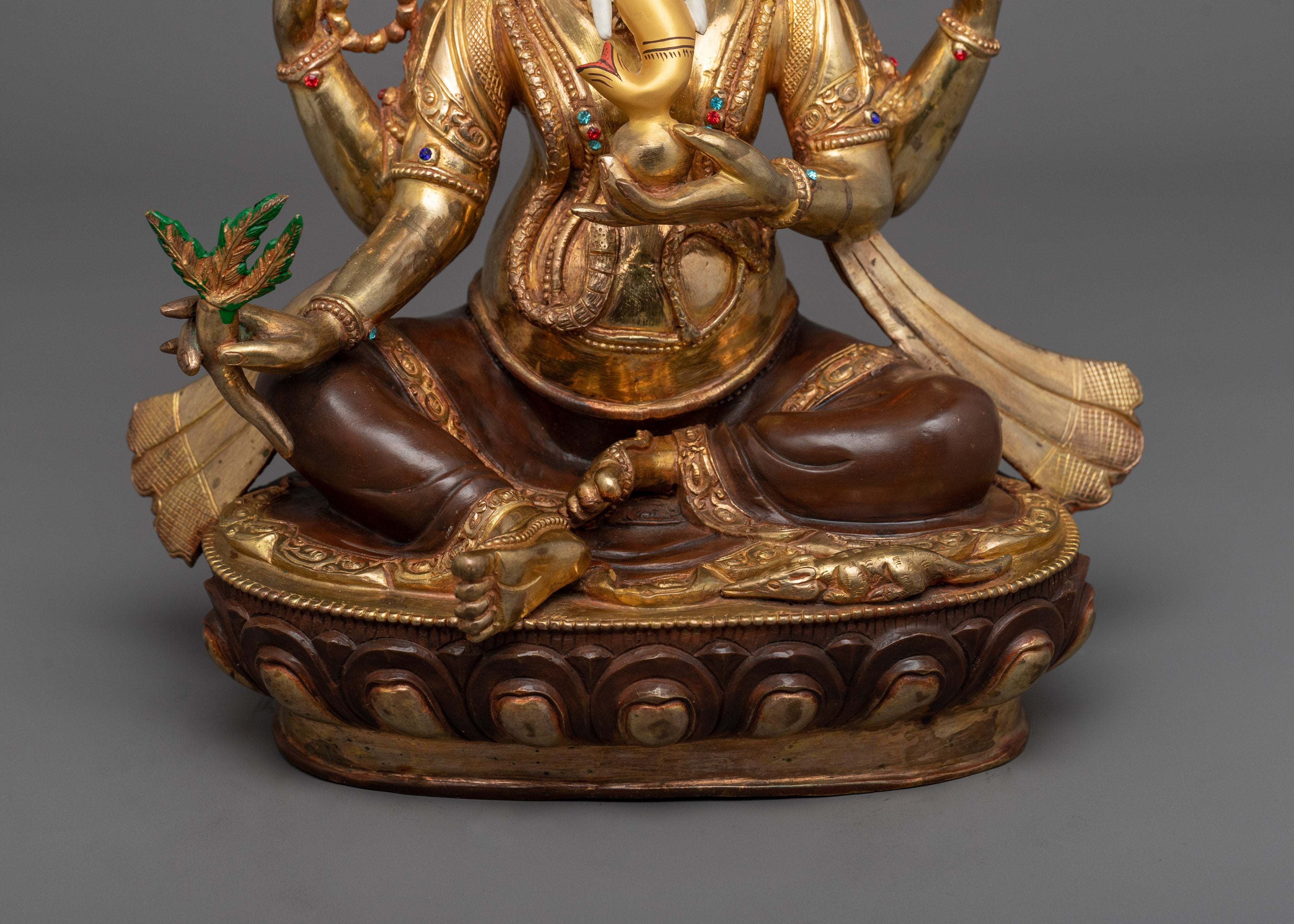 Elephant Headed Hindu Deity Ganesha | Himalaya Nepal Lord Ganpati Idol