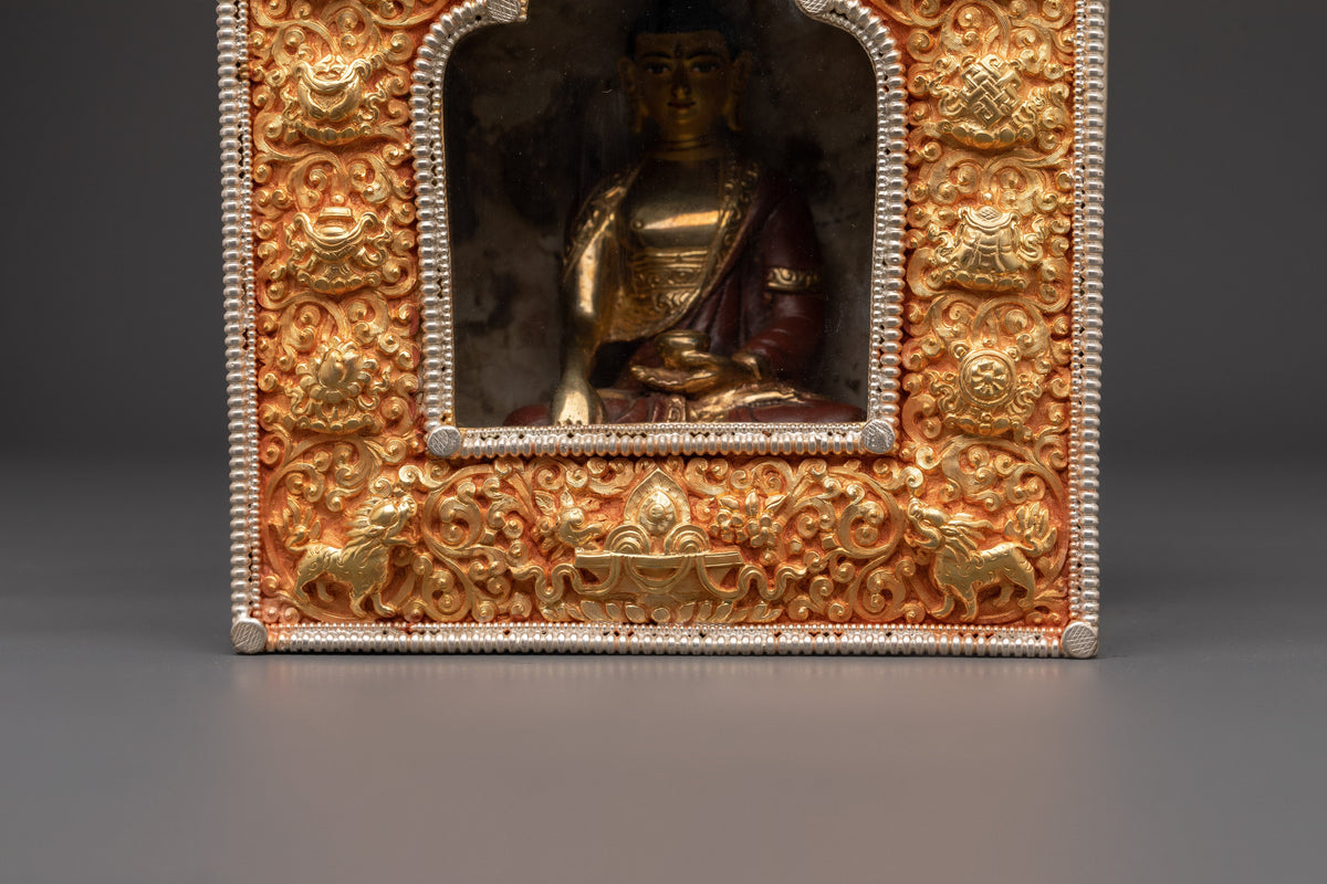 Himalayan Ghau Box with Buddha | Himalayan Home Decor