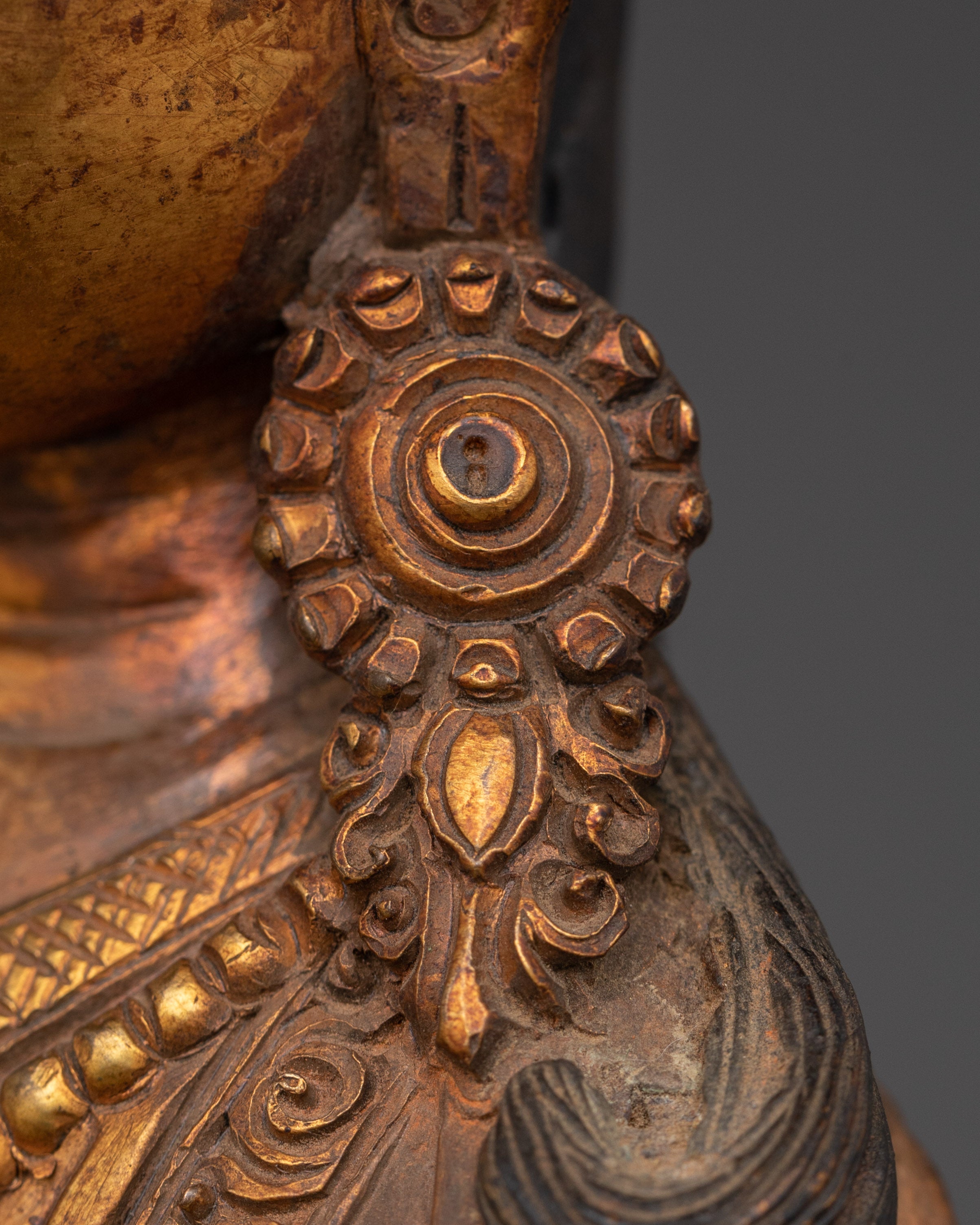 Himalayan Padmasambhava Statue | Tibetan Buddhist Sculpture for Spiritual Practice