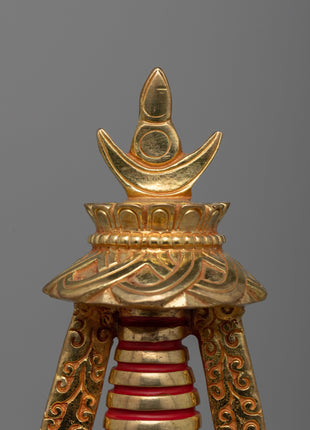 Handcrafted Sacred Buddhist Stupa | Buddhist Decor for Blessings and Enlightenment