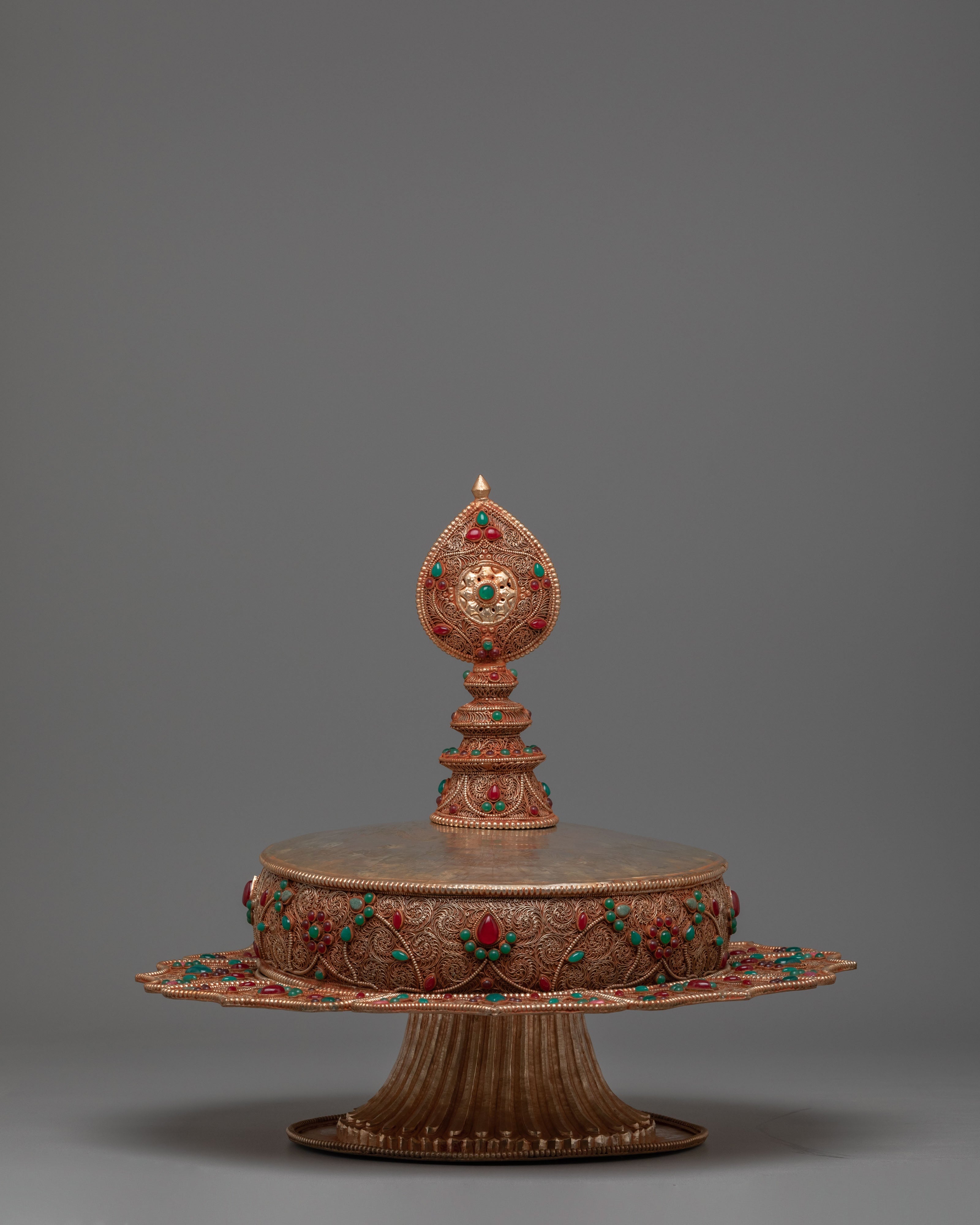 Handcrafted Rice Mandala Offering | Sacred Symbol of Generosity and Enlightened Wisdom