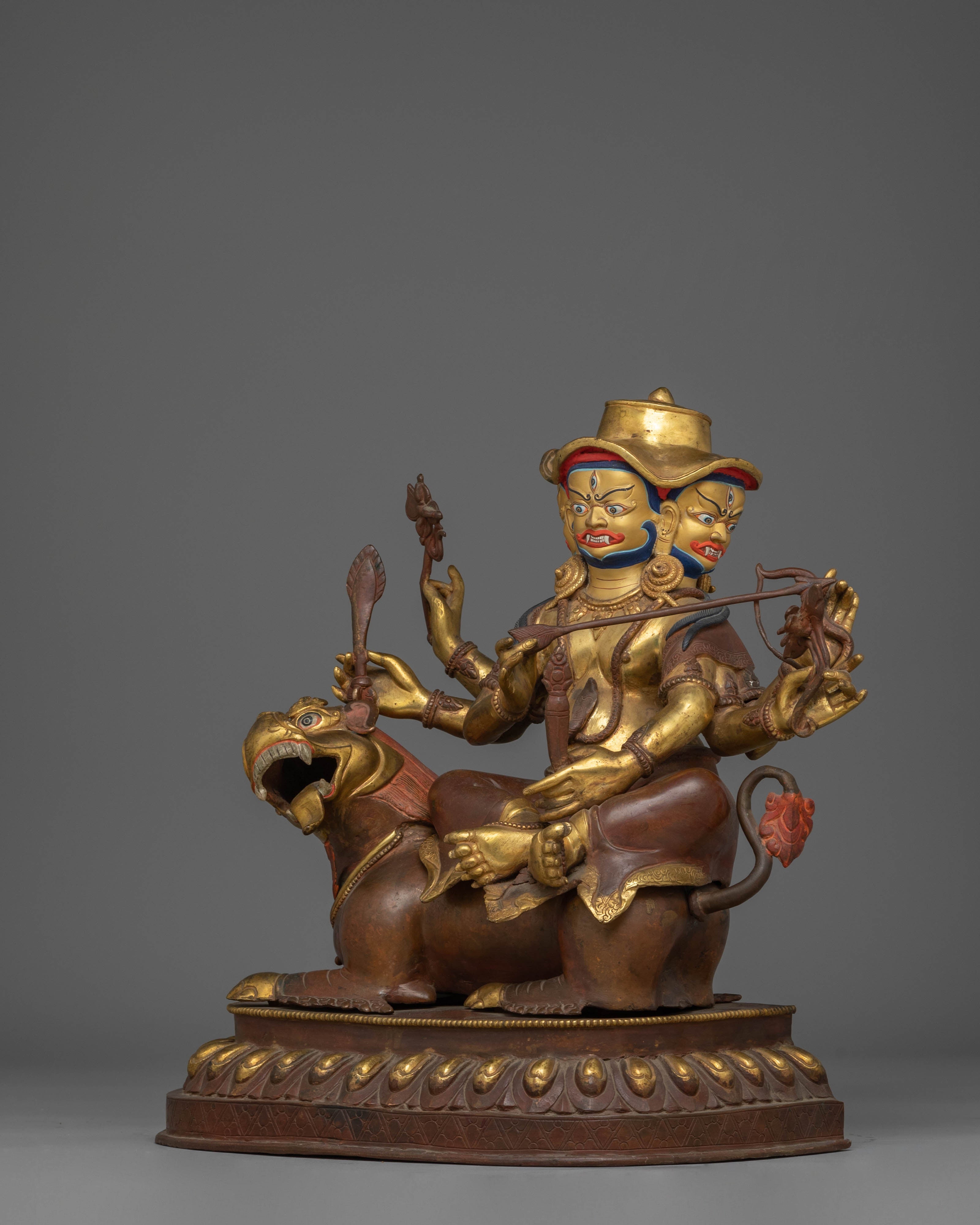 Handcrafted Pehar Gyalpo Figurine | Tibetan Protector