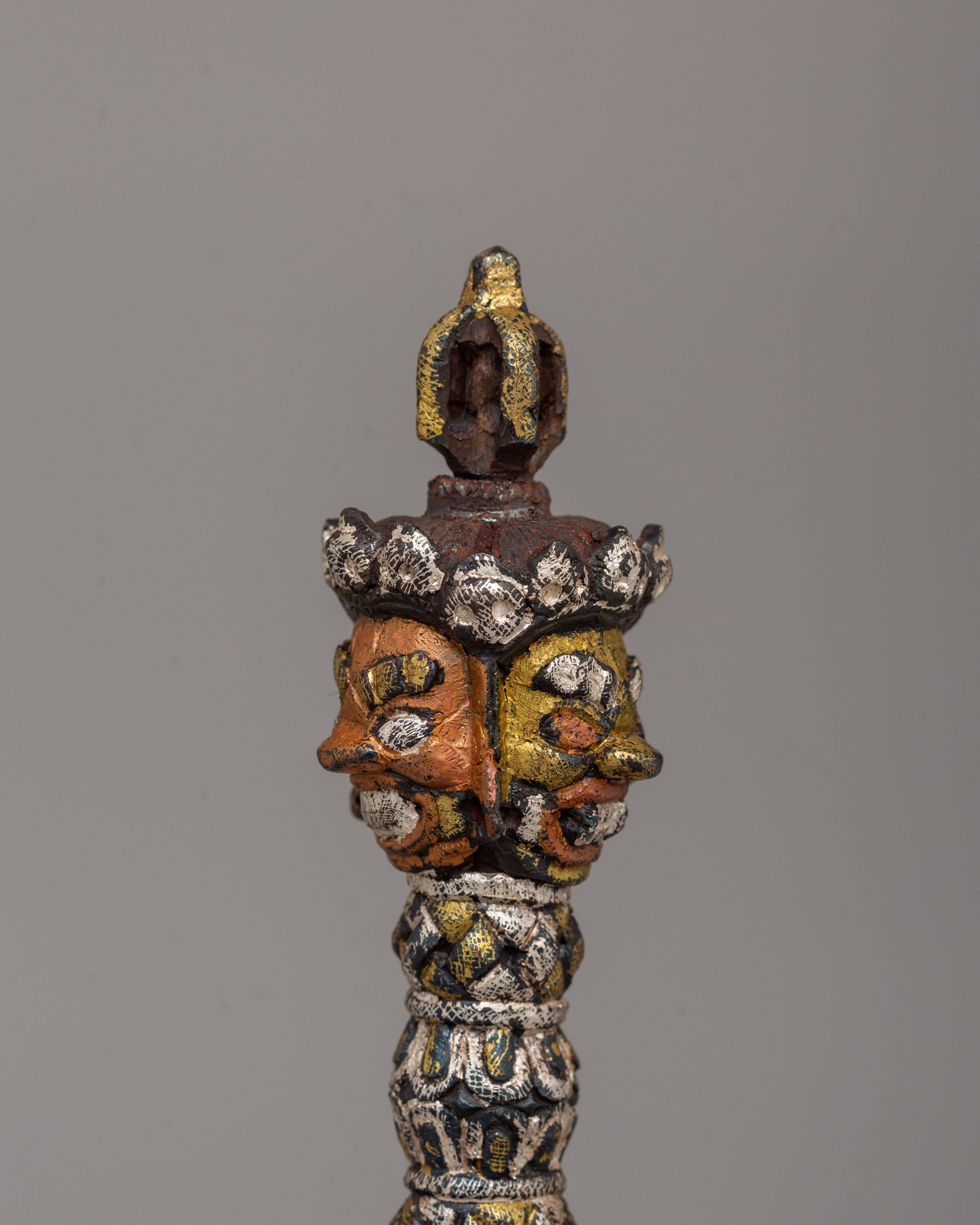 Ritual Dagger Phurba Tibetan Artwork | Energy Cleansing Craftsmanship
