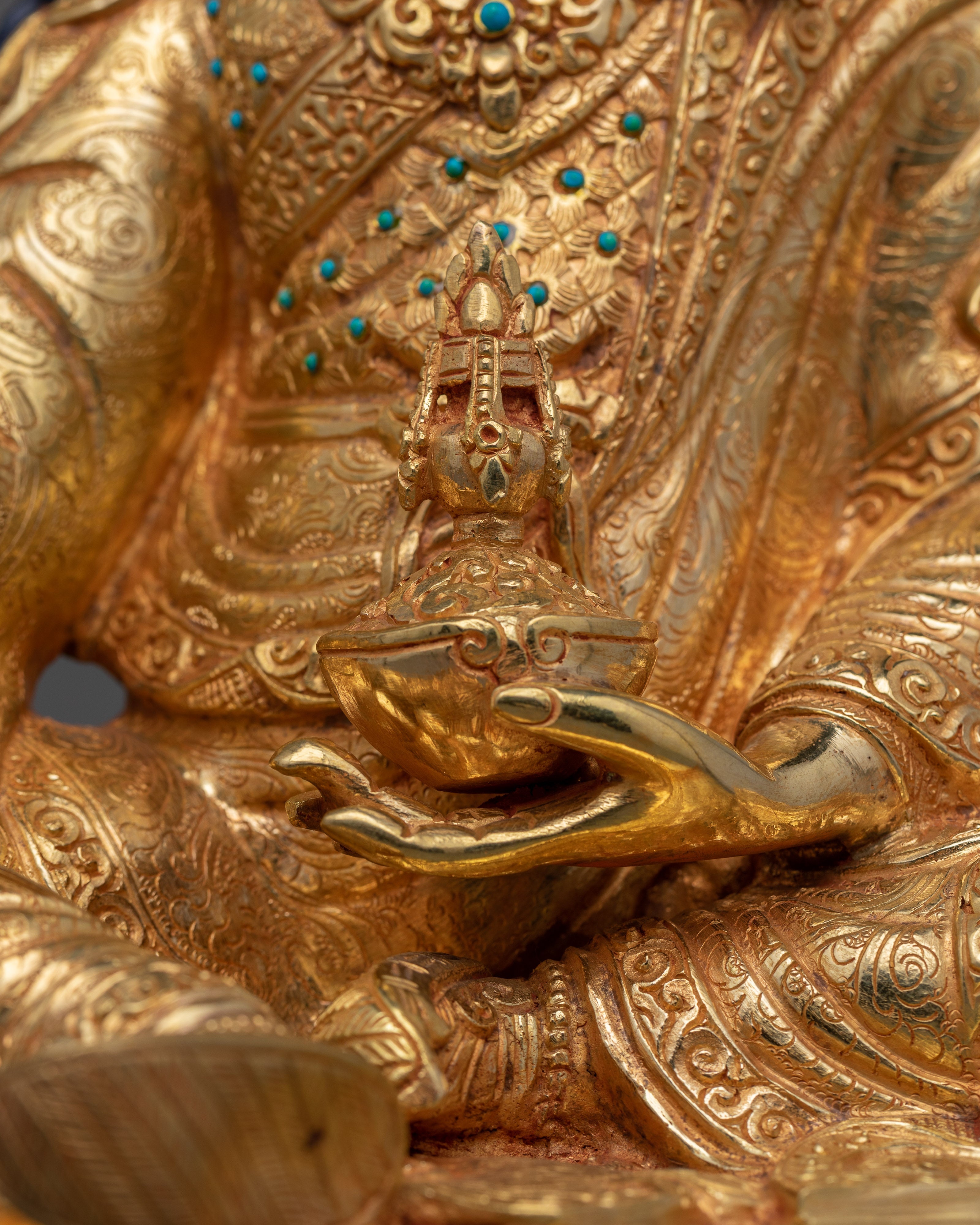 Semi-Wrathful Guru Rinpoche Tantric Master | Protector and Enlightened Guide