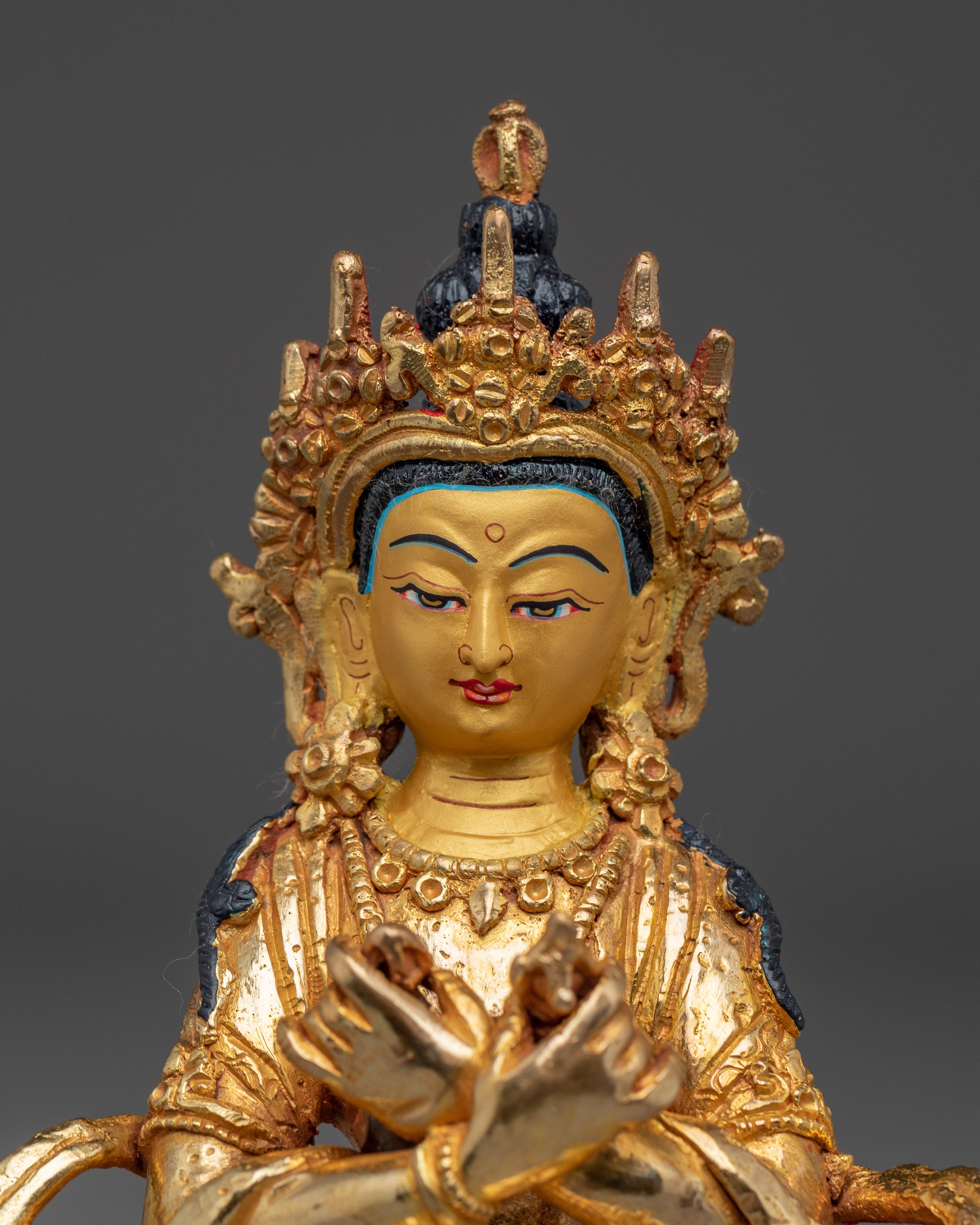 Vajradhara with Bell and Vajra Statue | The Primordial Buddha
