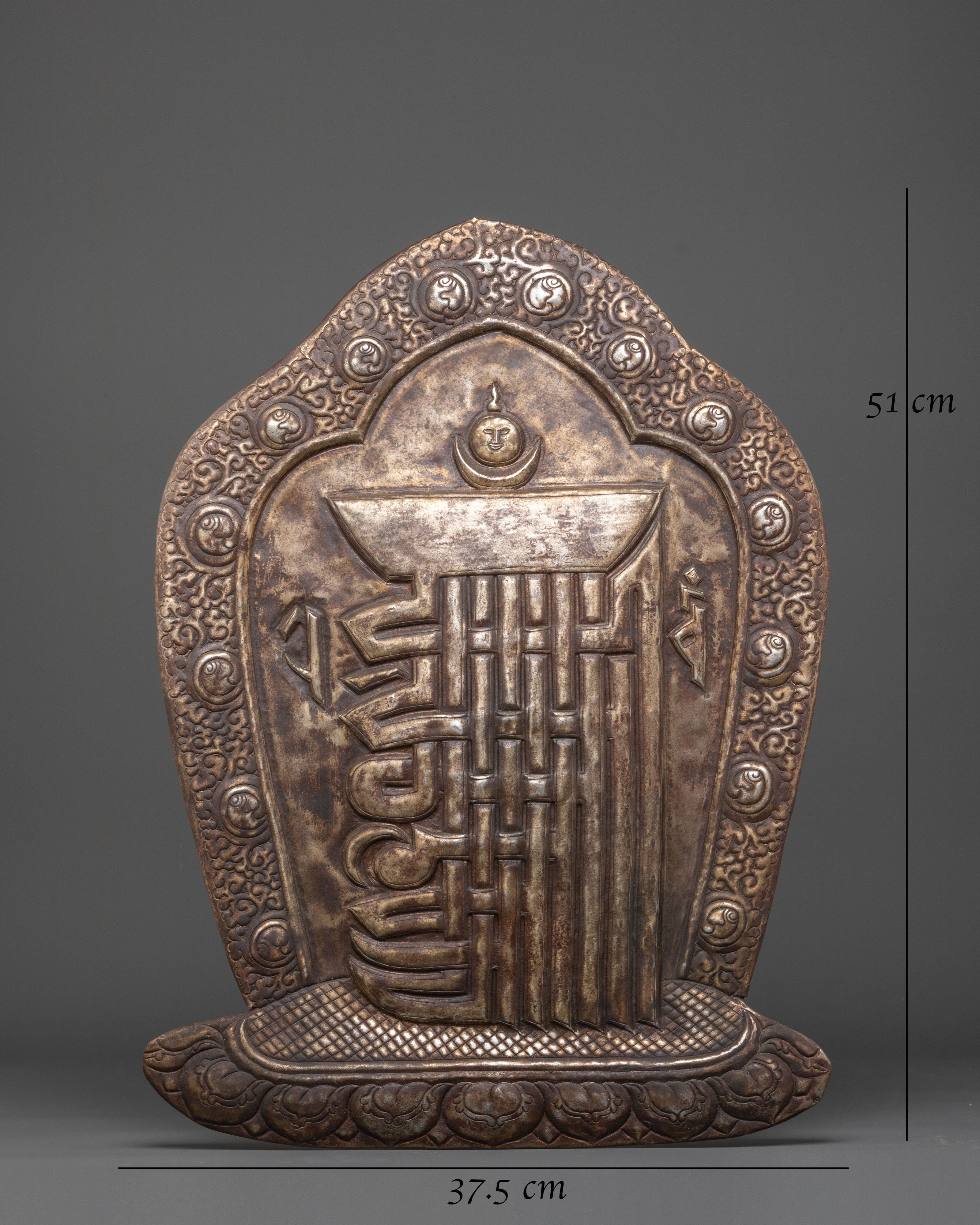 Tibetan Kalachakra Symbol Wall Hanging | Buddhist Protection Wall Art