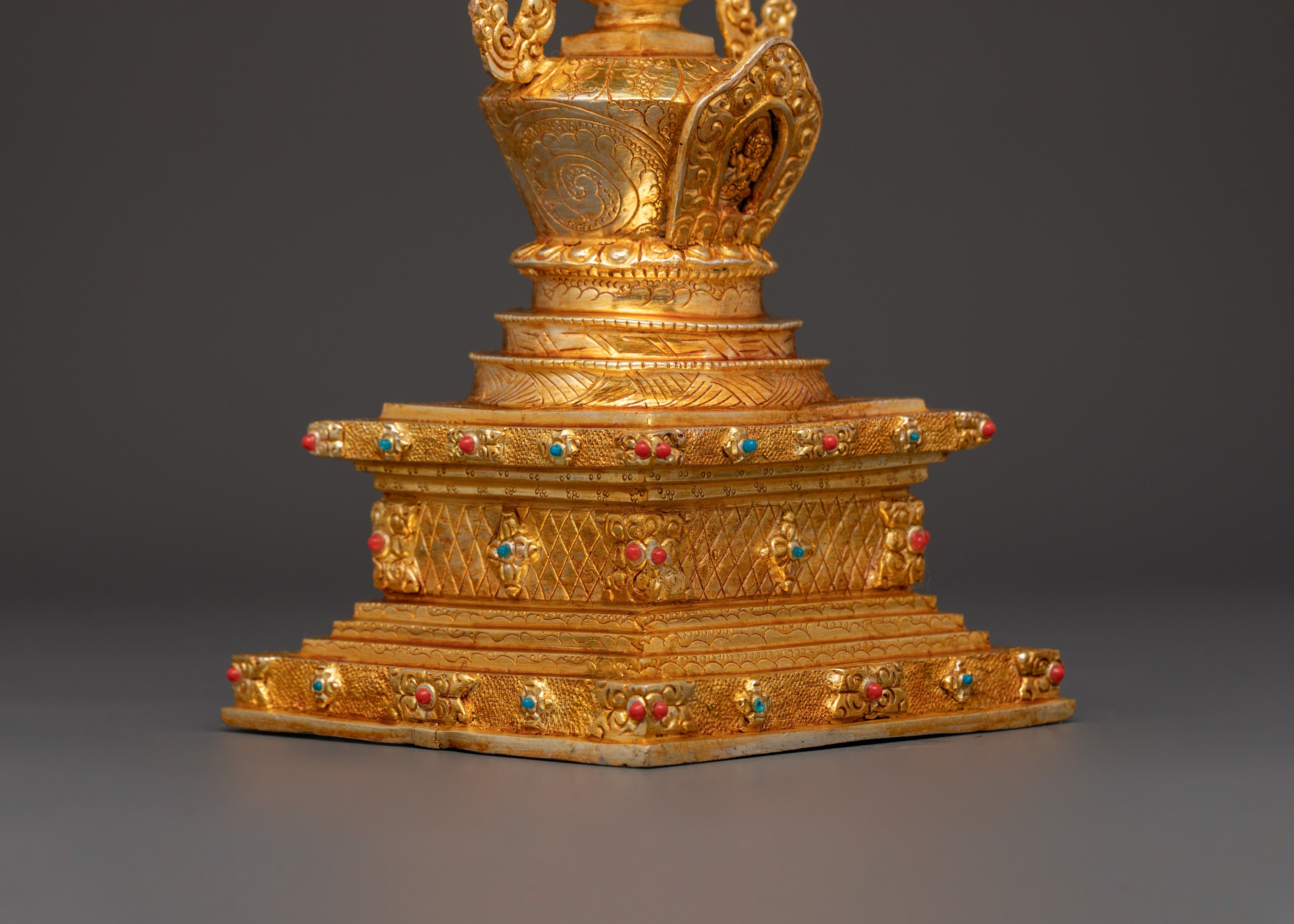 Stupa Himalayan art | Spiritual Decor Statue