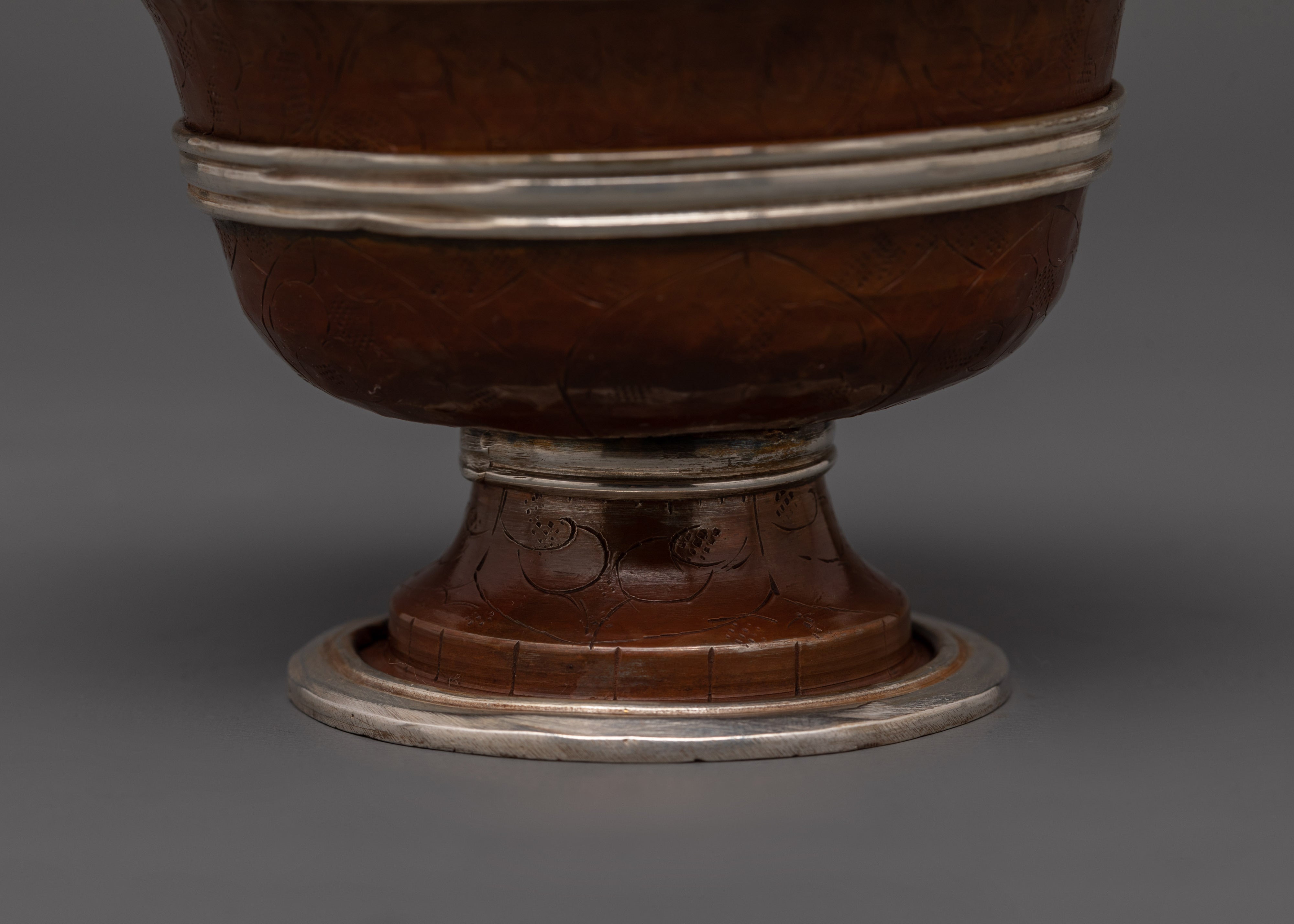 Handcrafted Sacred Tibetan Offering Bowl Set | Oxidized Copper Ritual Bowls
