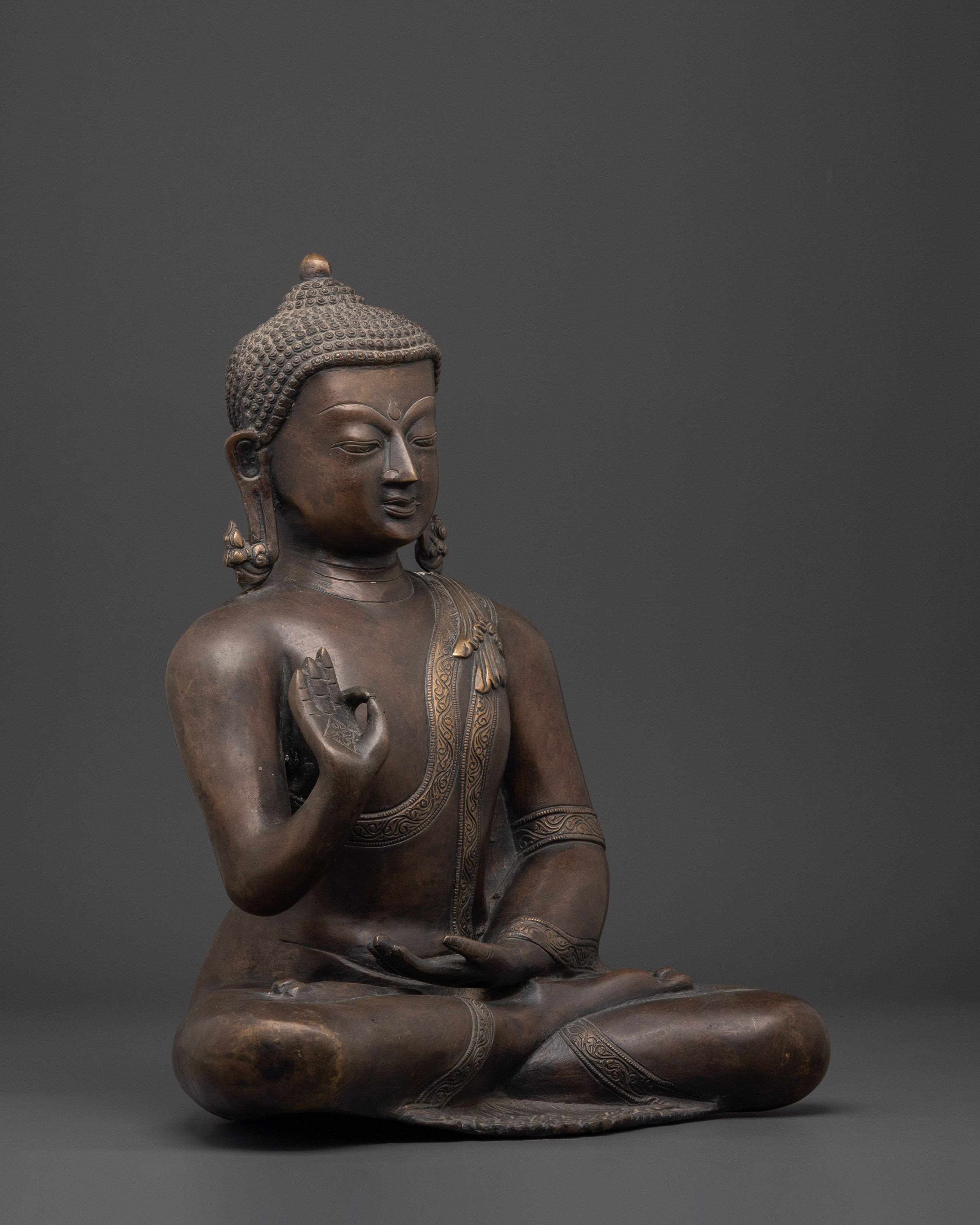 Amogasiddhi Brass Statue | Icon of Fearlessness and Protection