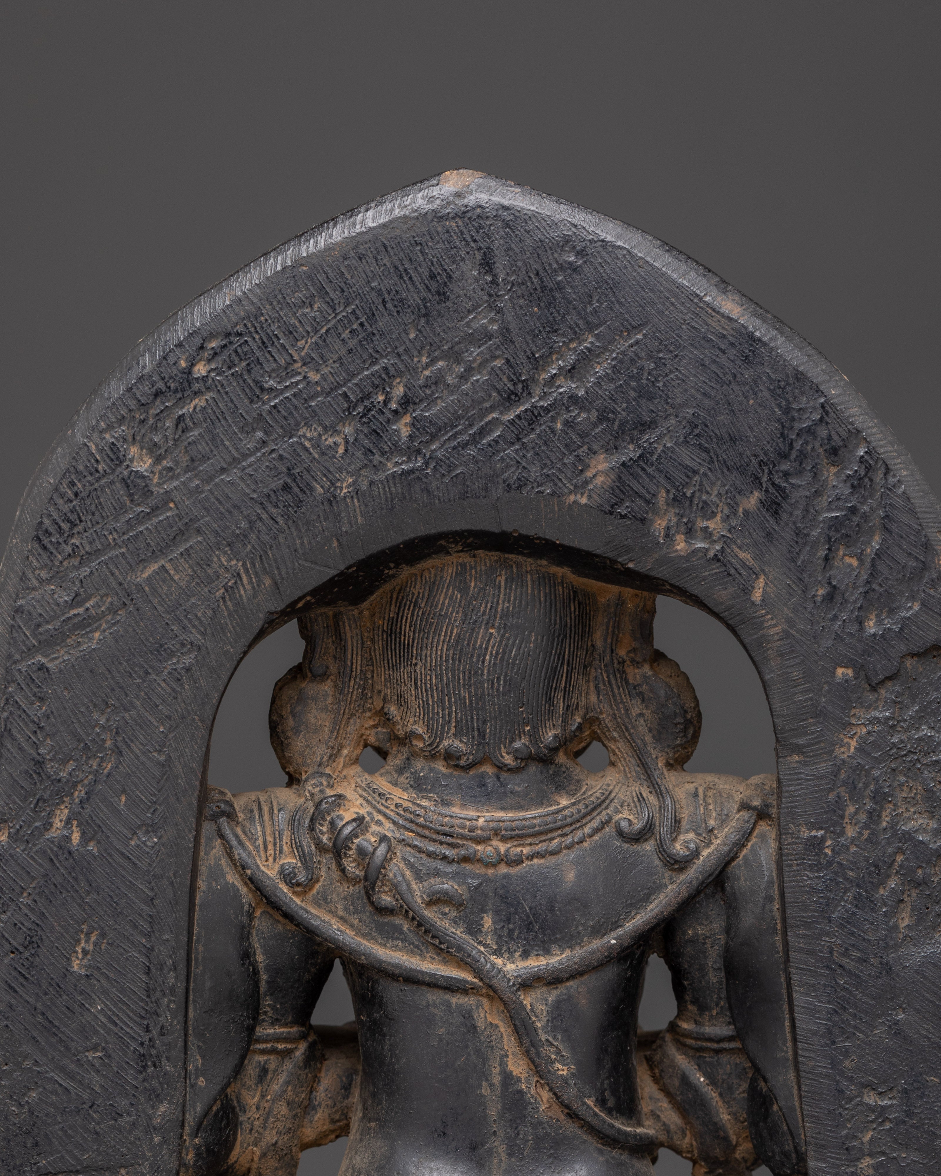 Sacred Four-Armed Mahakala Statue | Protector Deity of Dharma