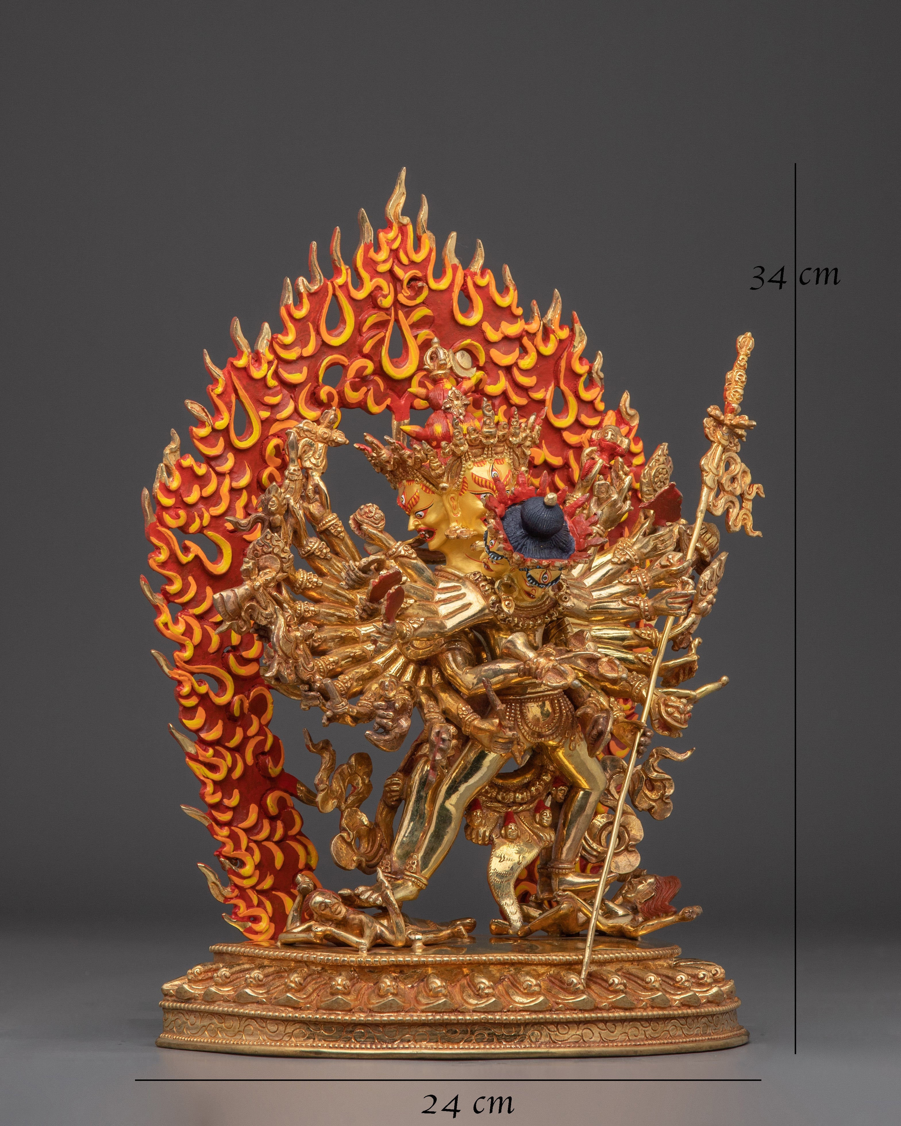 Buddhist Chakrasambhara Statue | Vajrayana Enlightened Deity