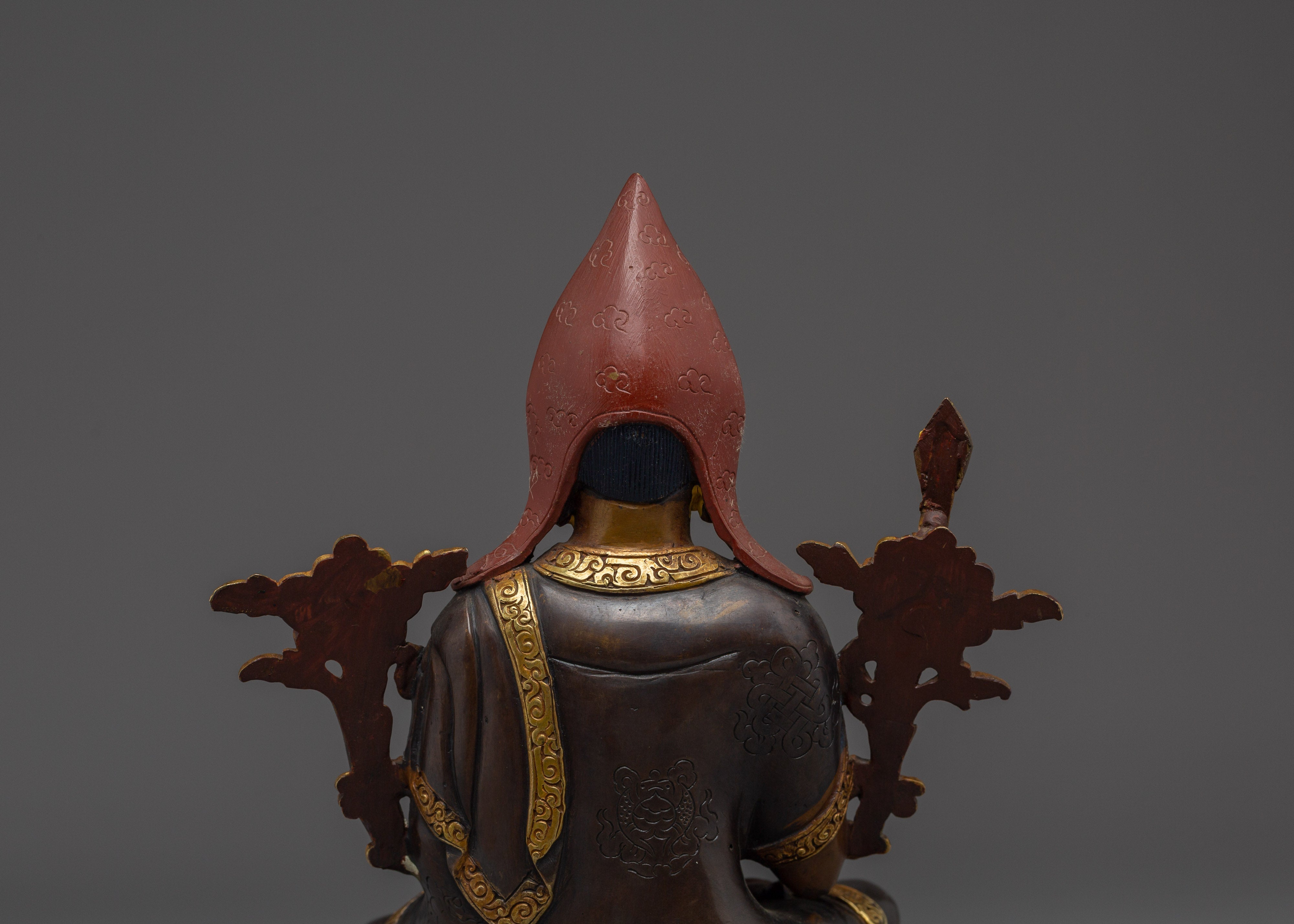 Handcrafted Tsongkhapa Statue | Tibetan Buddhist Sculpture for Meditation