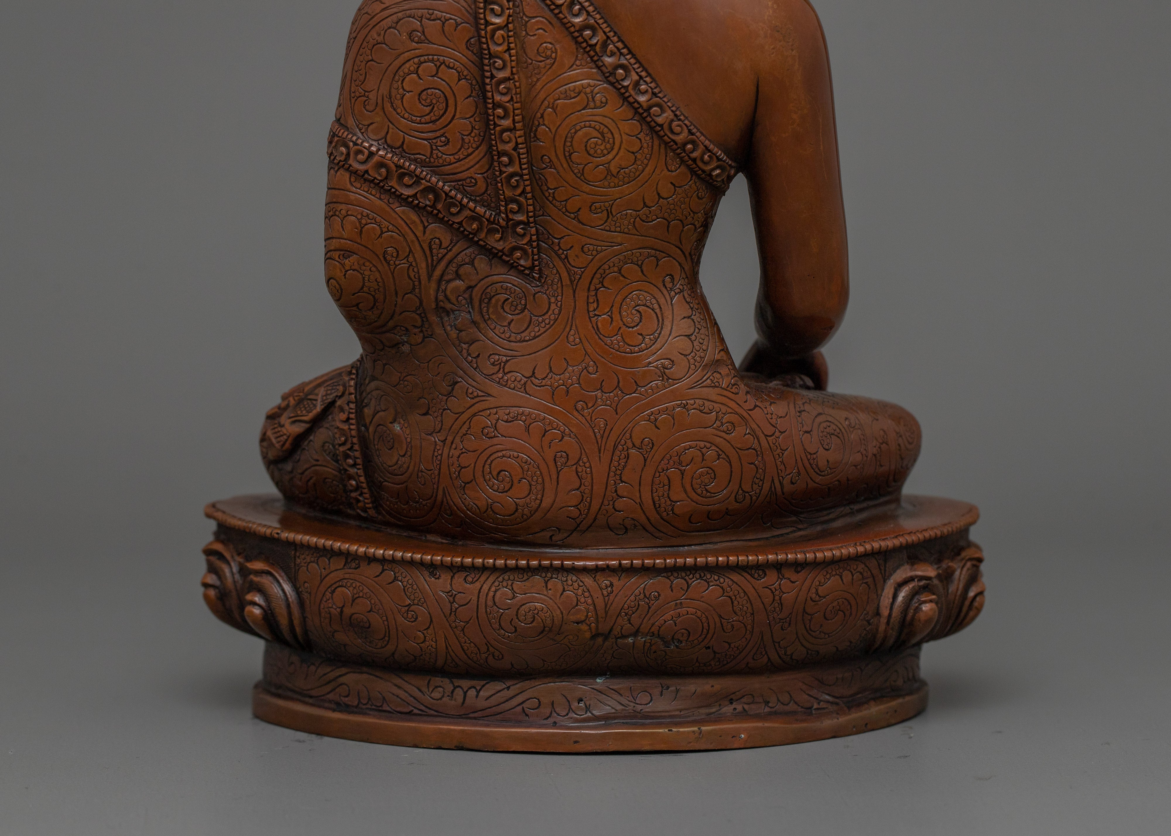 Shakyamuni in Dhyan Mudra | Tibetan Buddhist Ritual Art