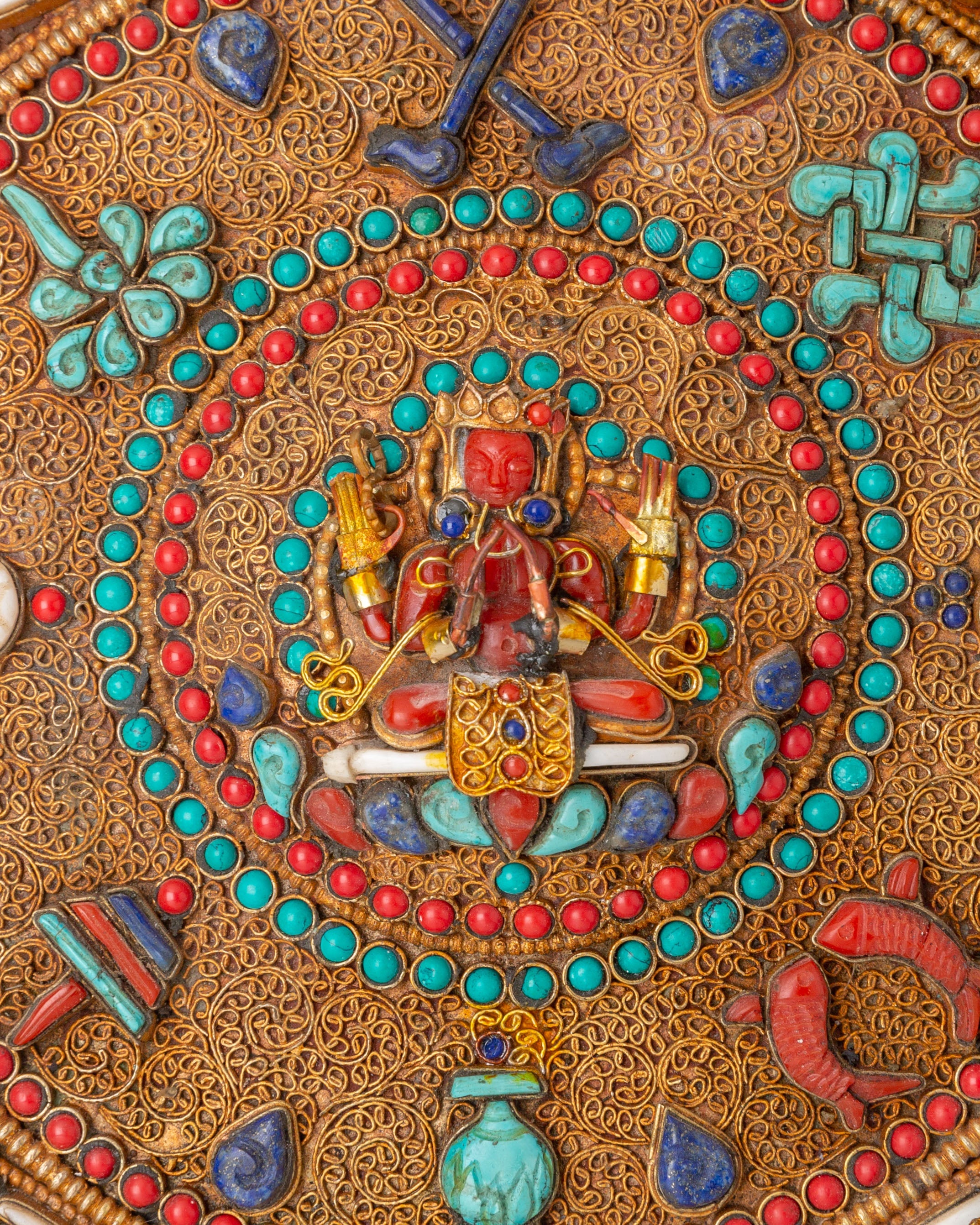 Chenrezig Mandala Wall Hanging | Sacred Buddhist Wall Decor