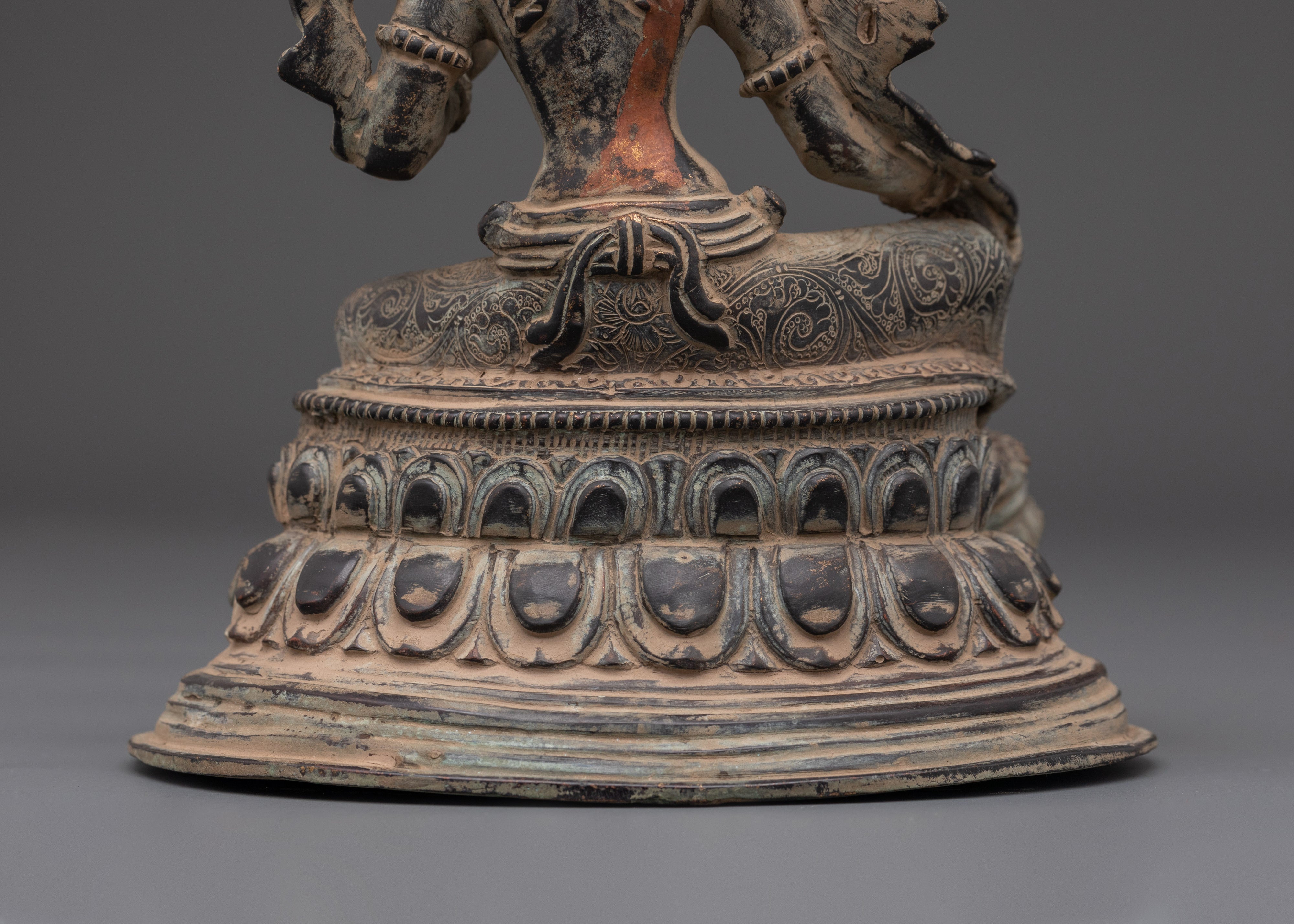 Green Tara Buddhist Goddess Statue | Symbol of Swift Compassion and Liberation