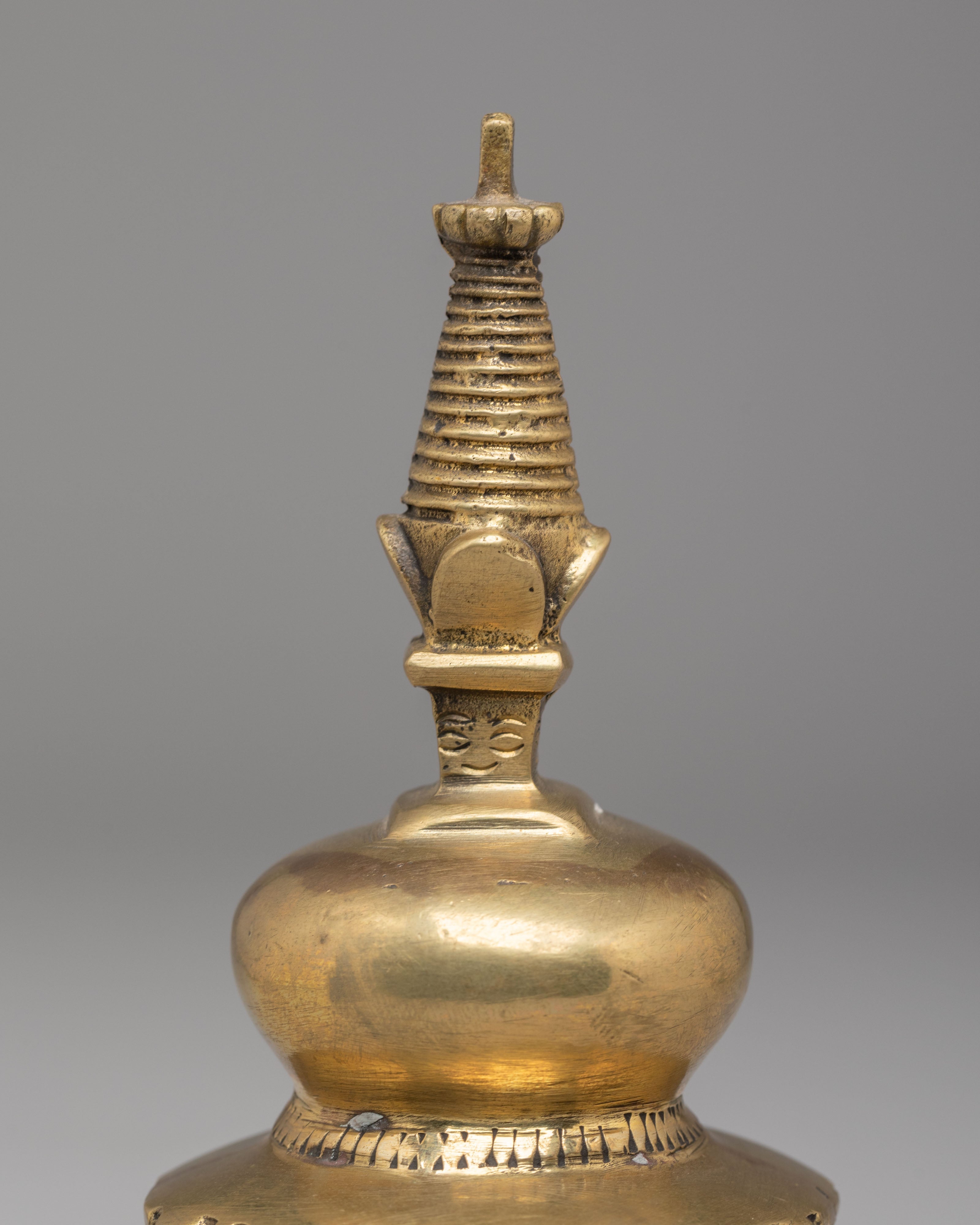 Handcrafted Buddhist Kadampa Stupa | Tibetan Symbol of Enlightenment