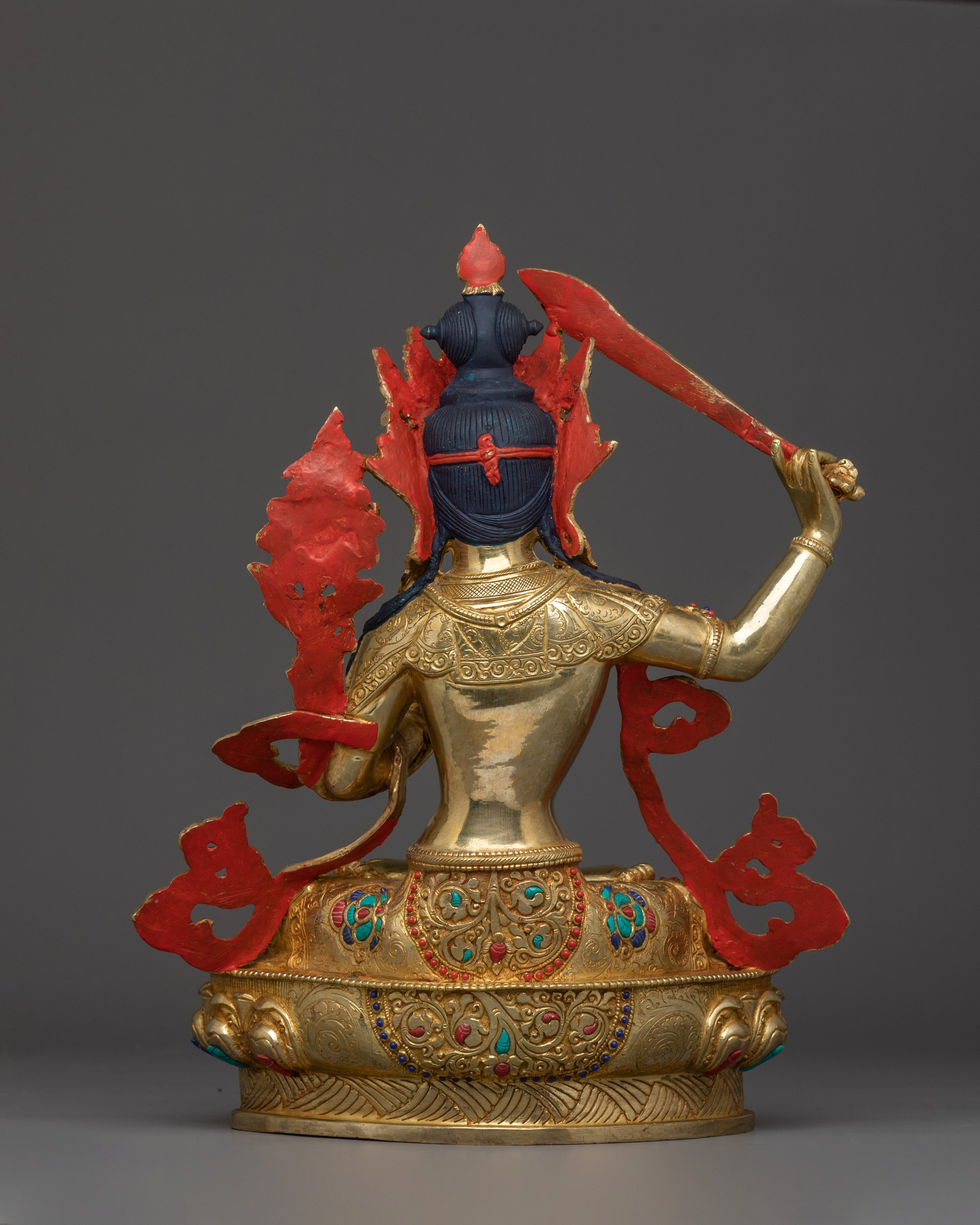 Statue of Manjushri Wisdom Bodhisattva | Personification of Supreme Wisdom