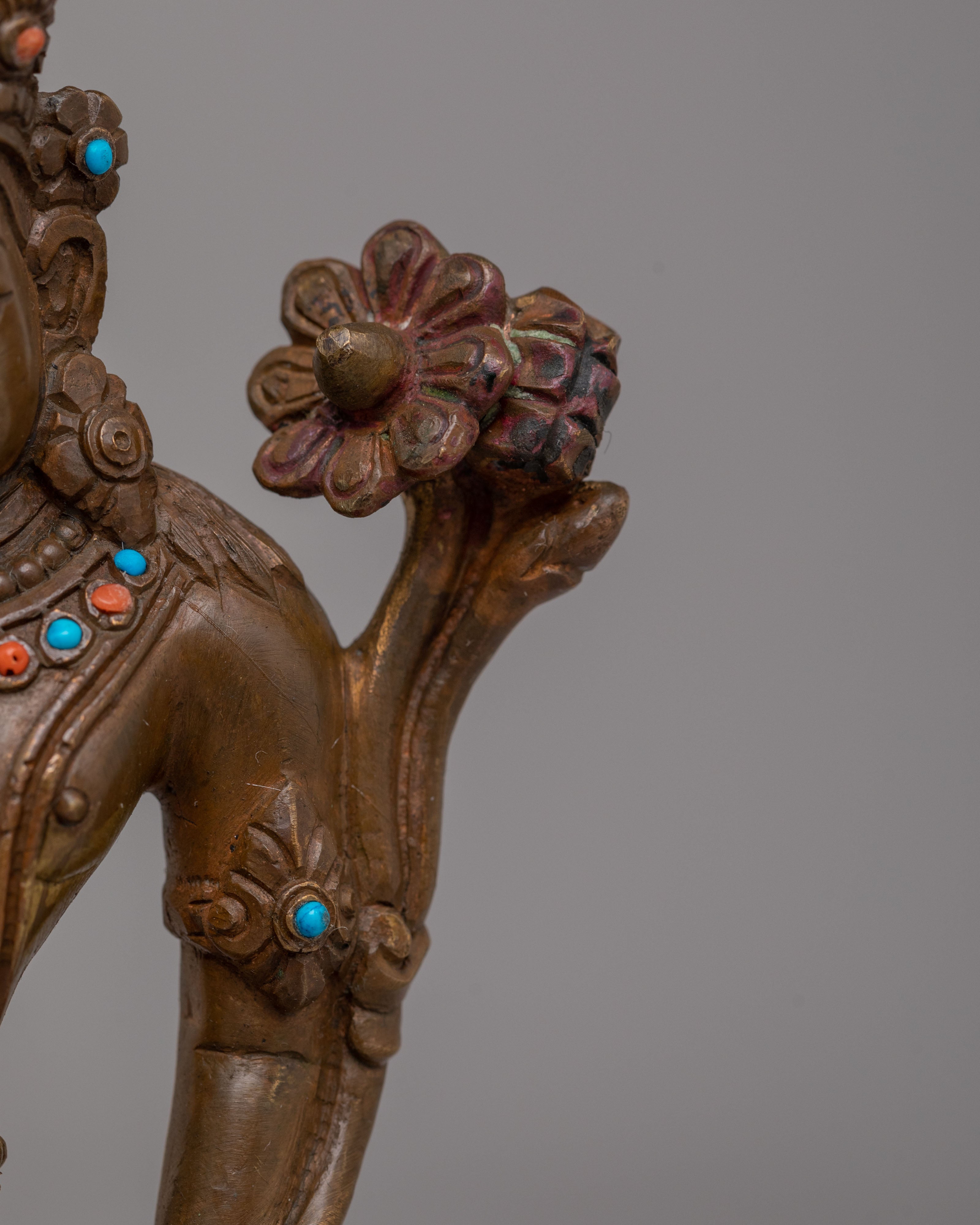 Bodhisattva Deity Lokeshwor Statue | Traditional Buddhist Art