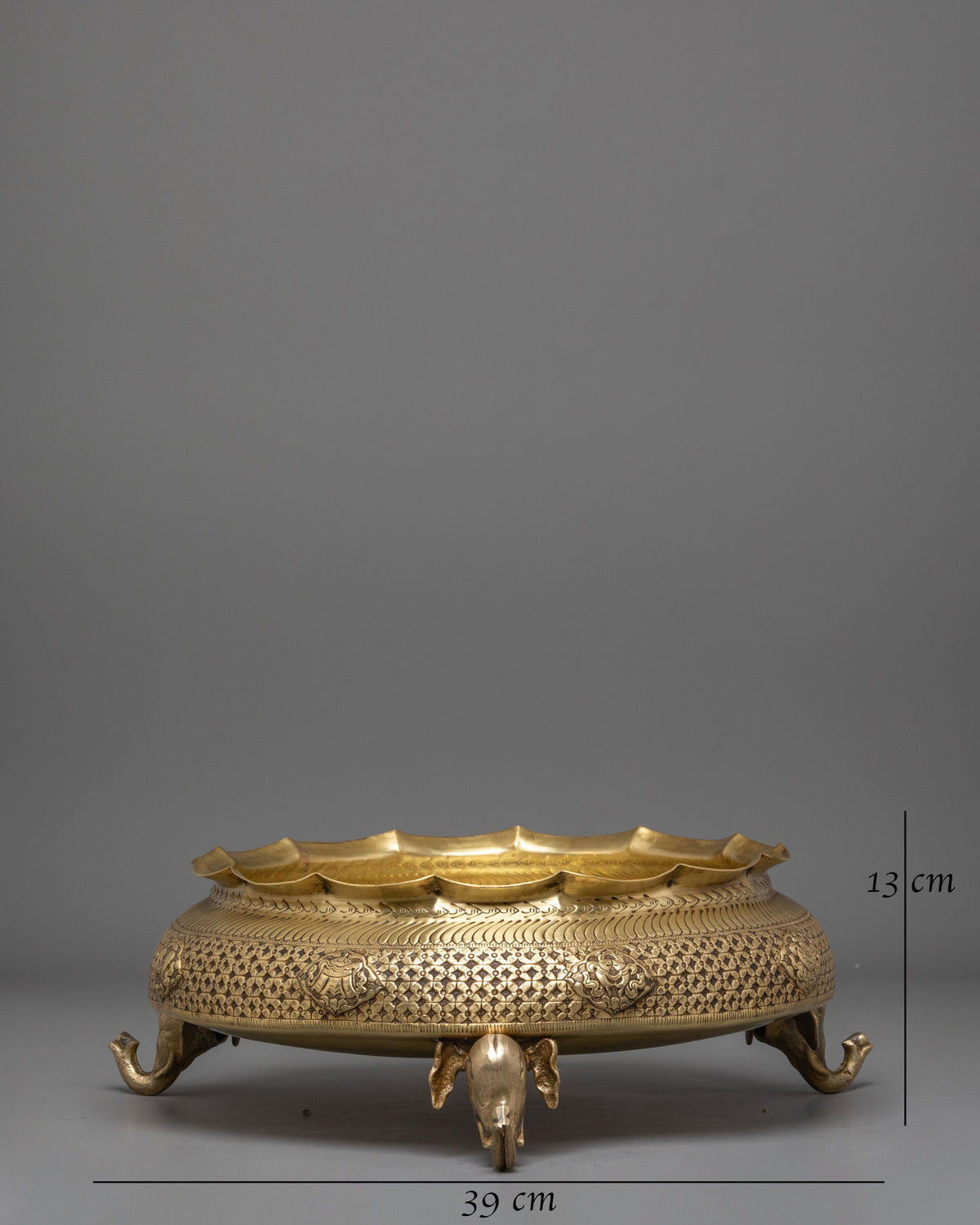 Himalayan Decorative Urli Bowl | Buddhist Sacred Art